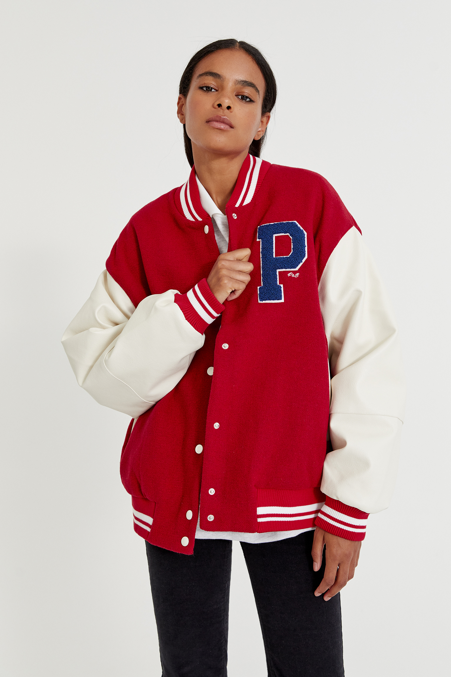 bomber college jacket
