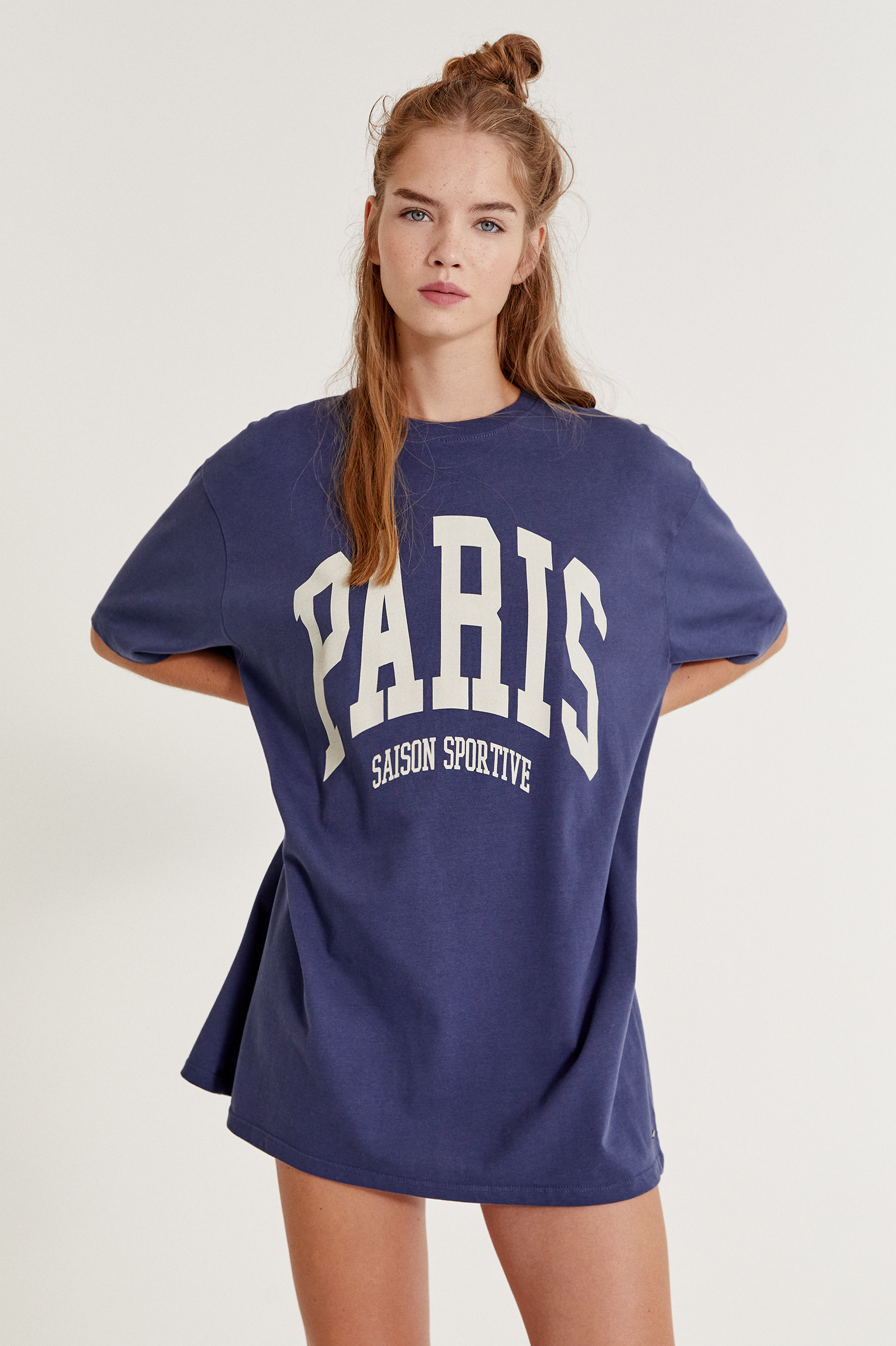 pull and bear t shirt dress