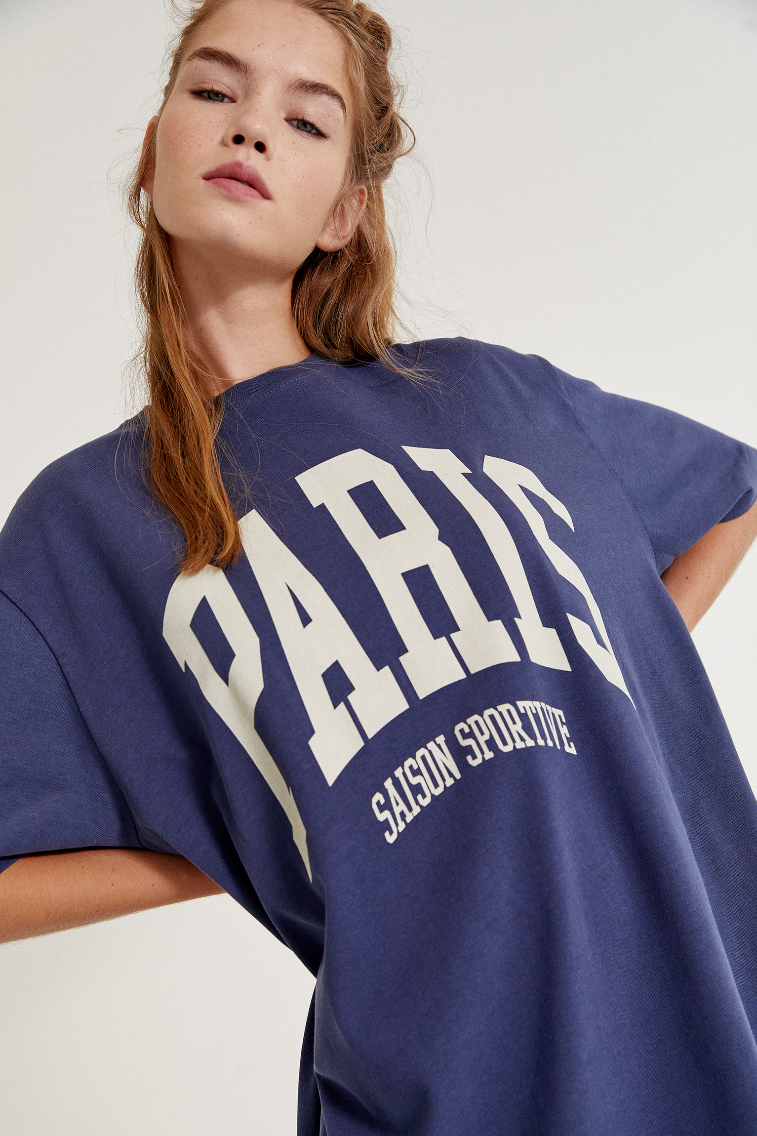 dark blue t shirt dress