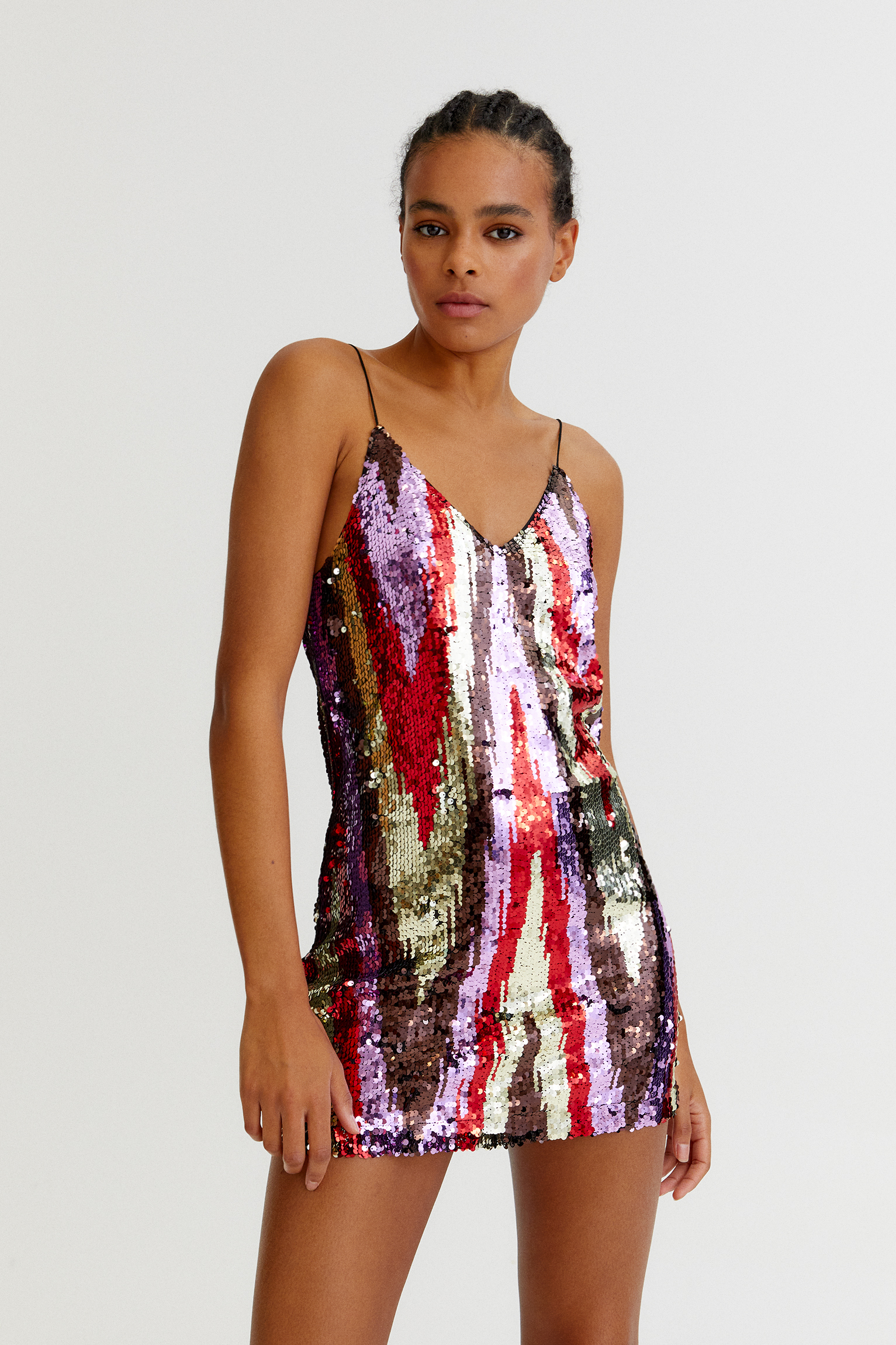 pull and bear sequin dress