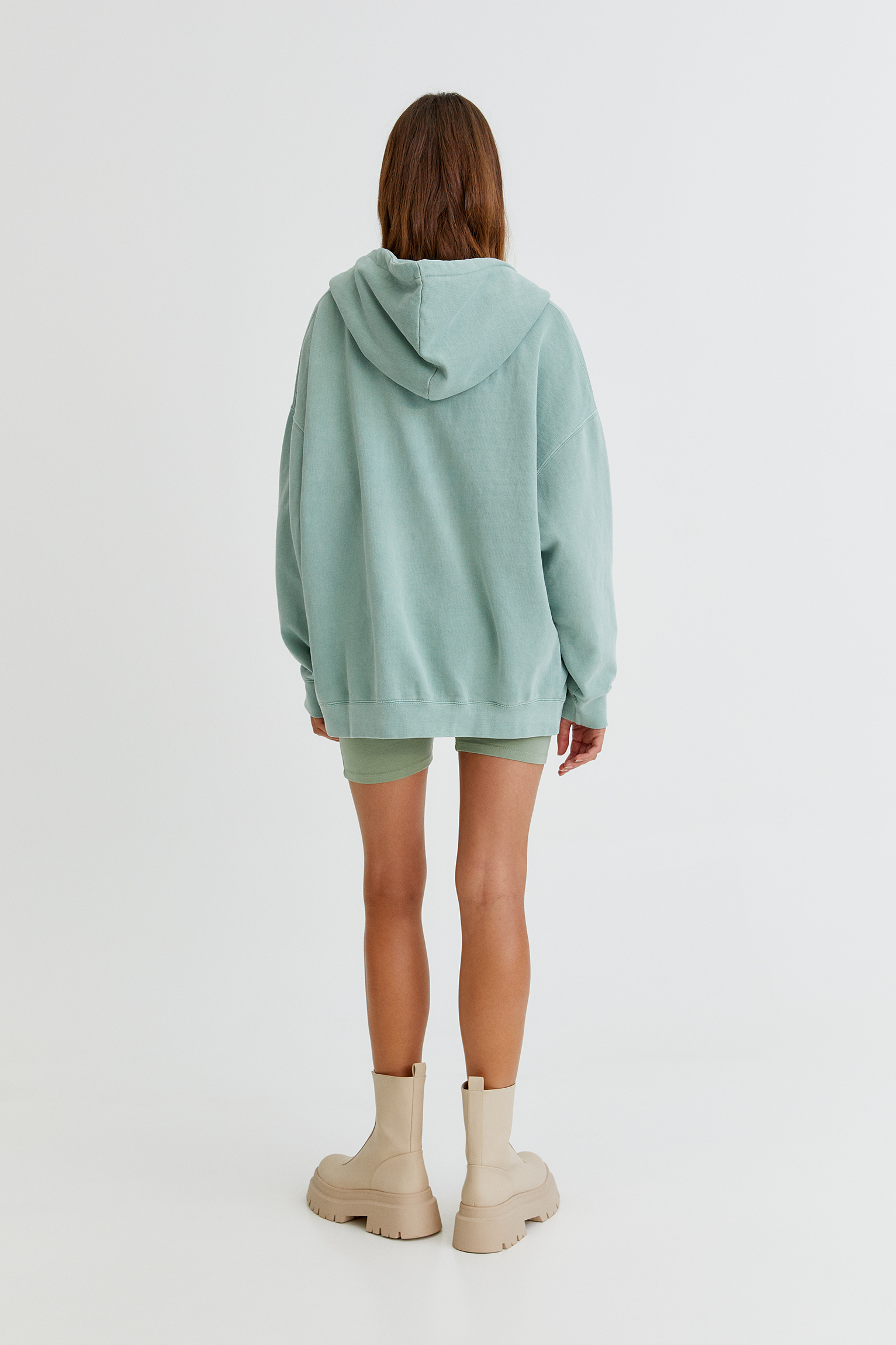 pull and bear basic hoodie