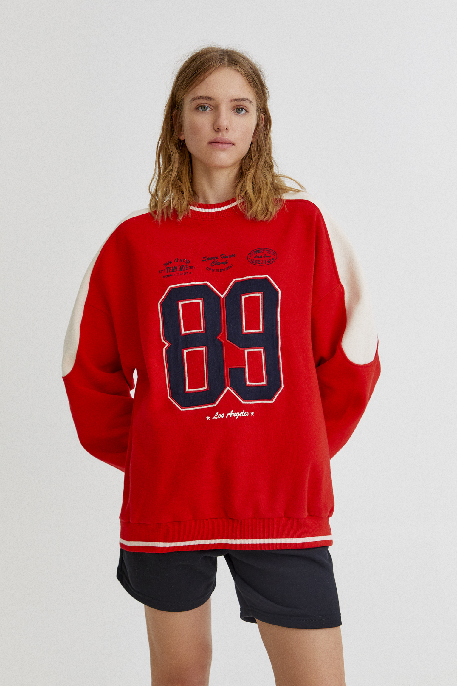 pull and bear basic sweatshirt