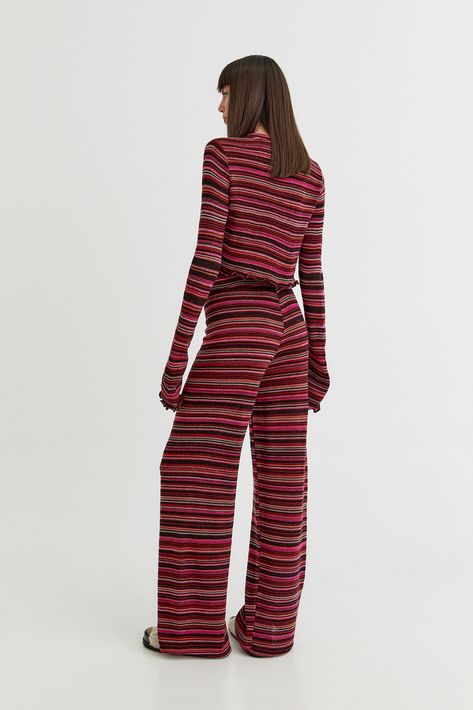 pull and bear striped trousers