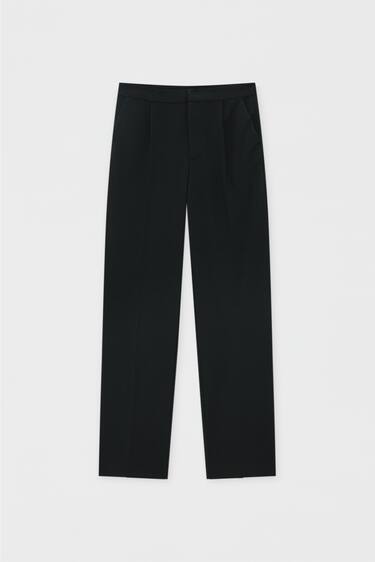 LOOSE FIT TROUSERS WITH DARTS