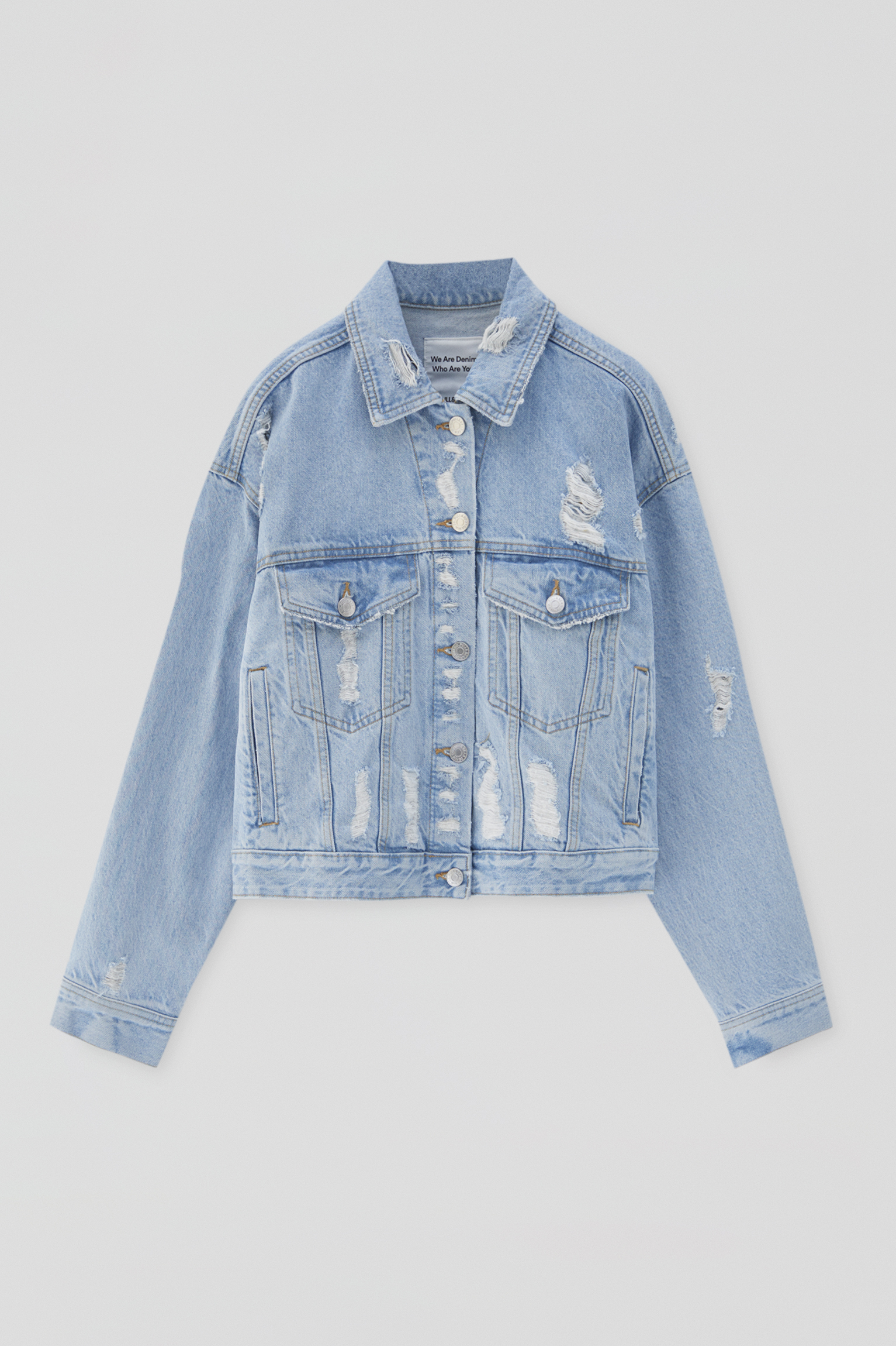 giubbotto jeans oversize