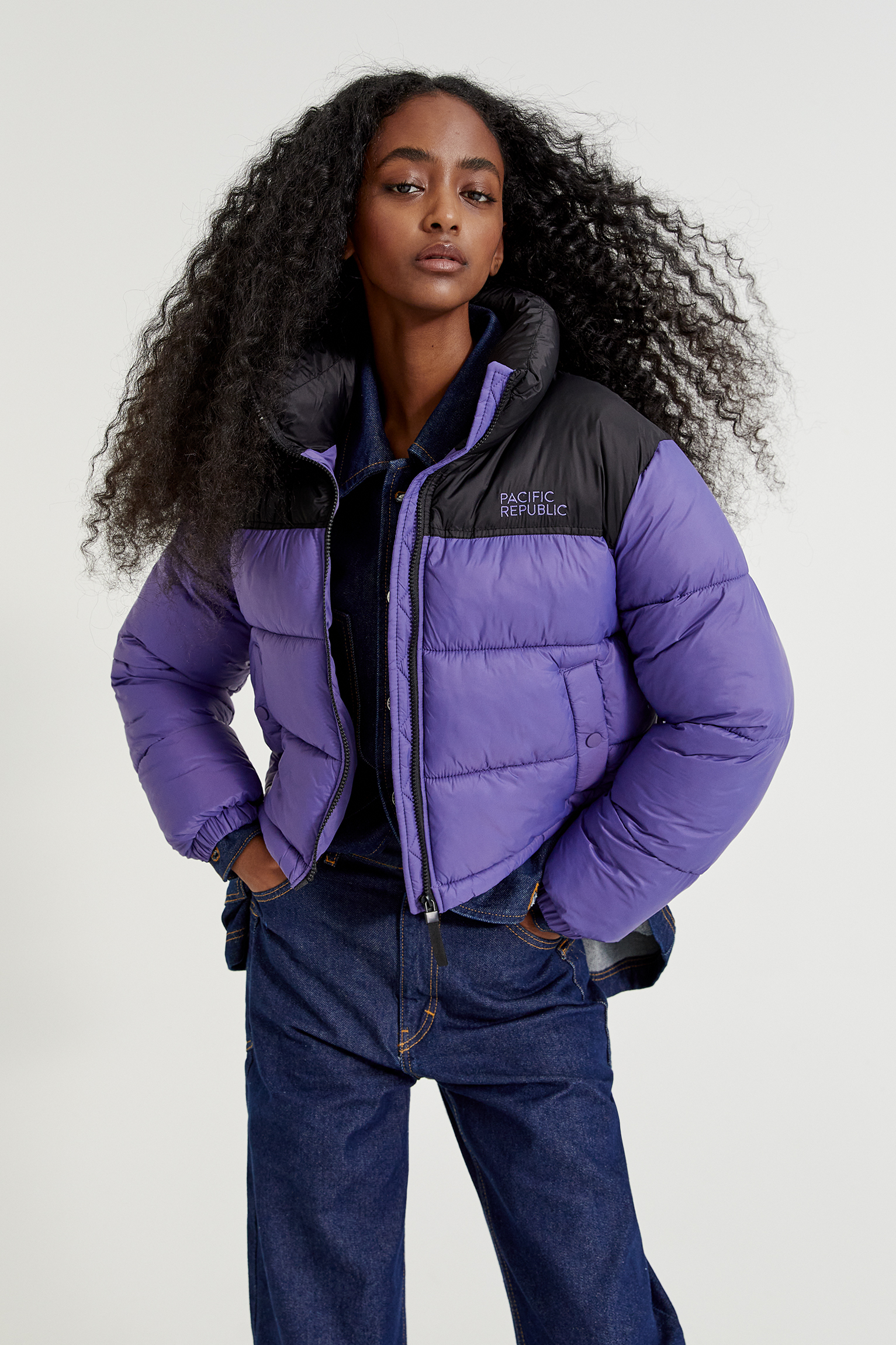 long sleeve puffer jacket
