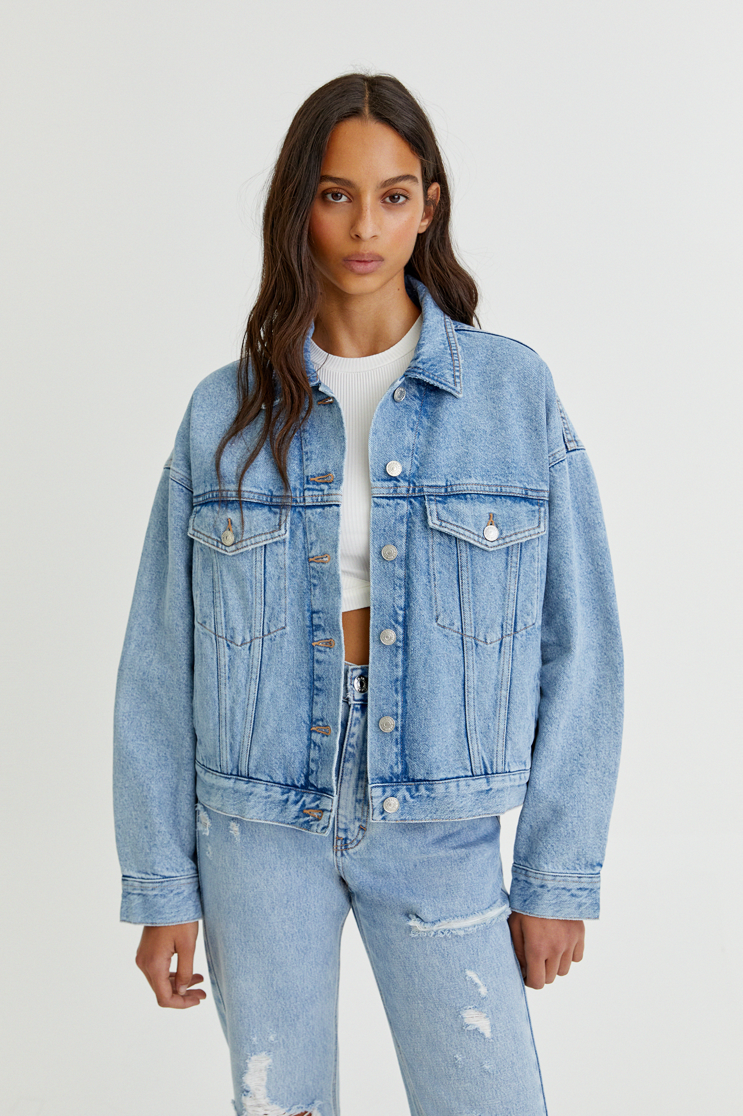 pull&bear denim jacket