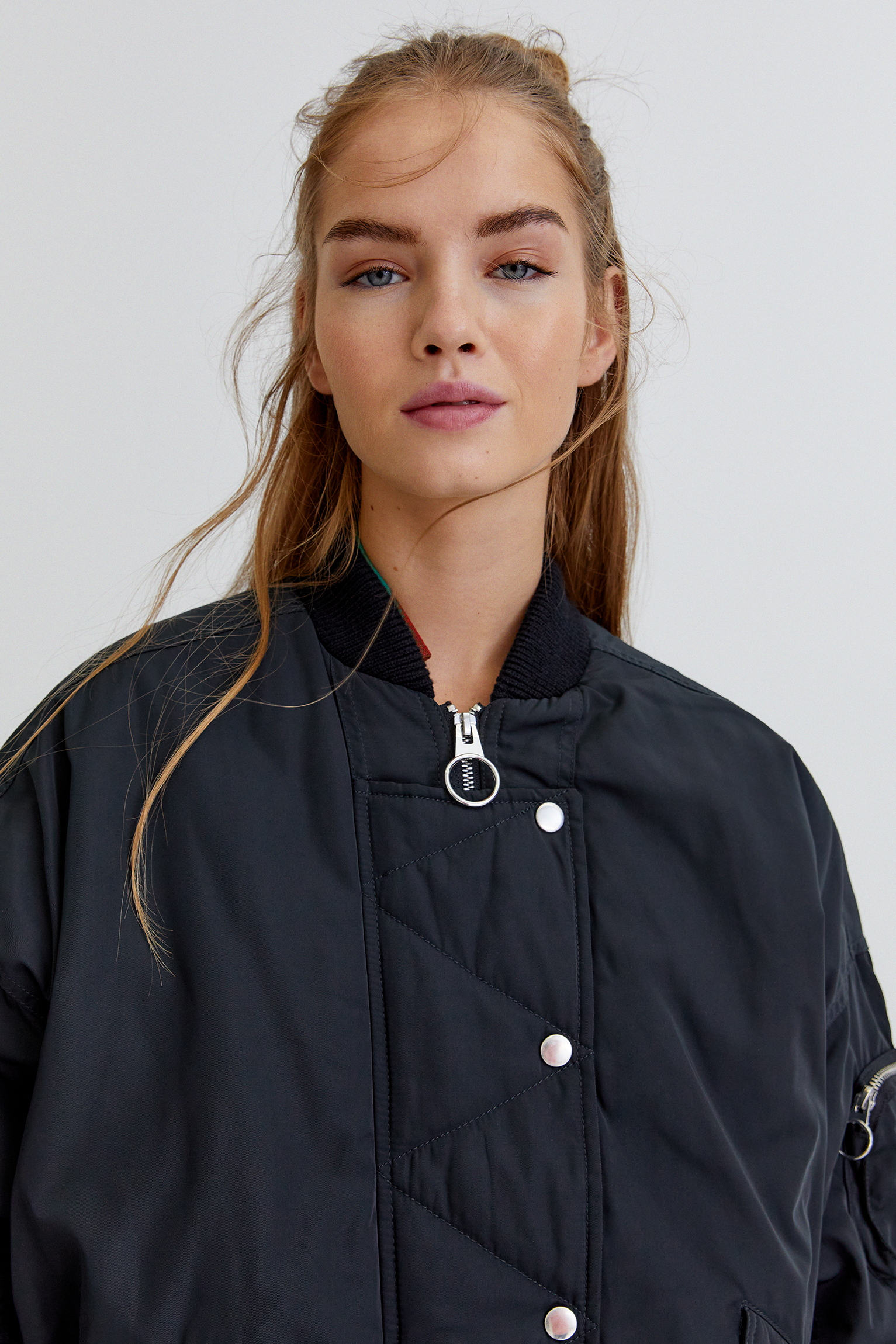 pull and bear bomber jacket womens