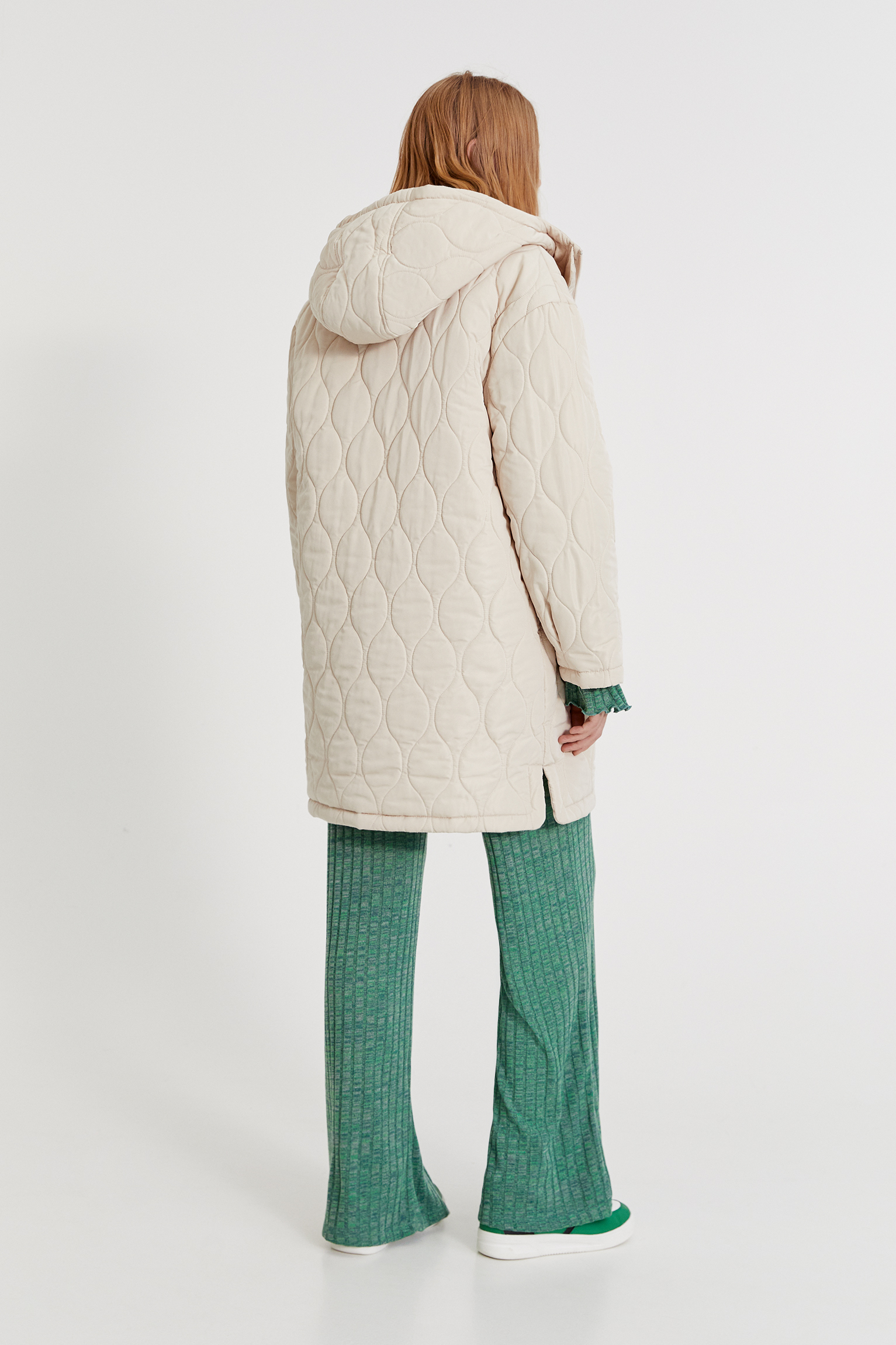 pull and bear lightweight puffer jacket