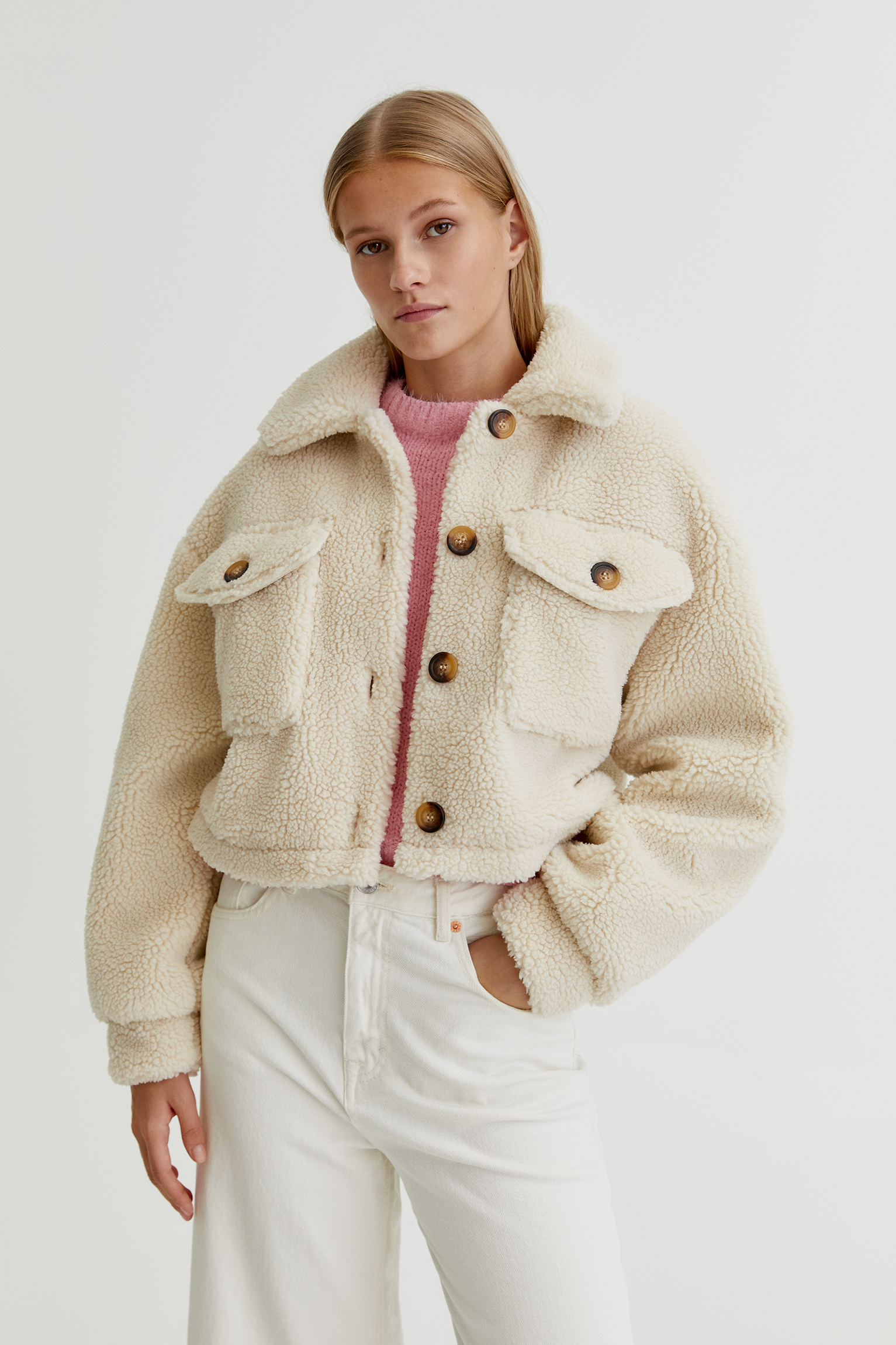 shearling shirt