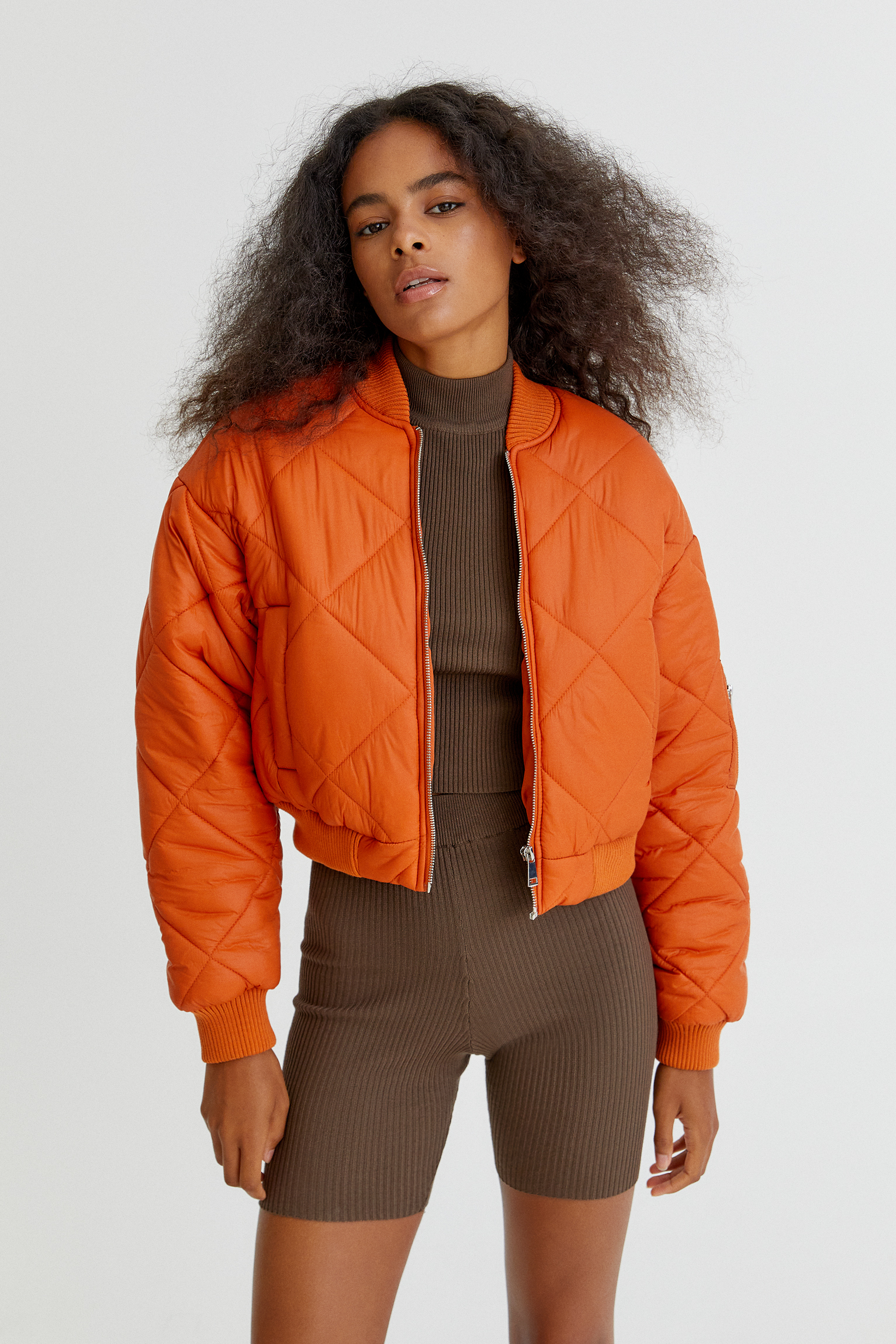 pull and bear bomber jacket womens