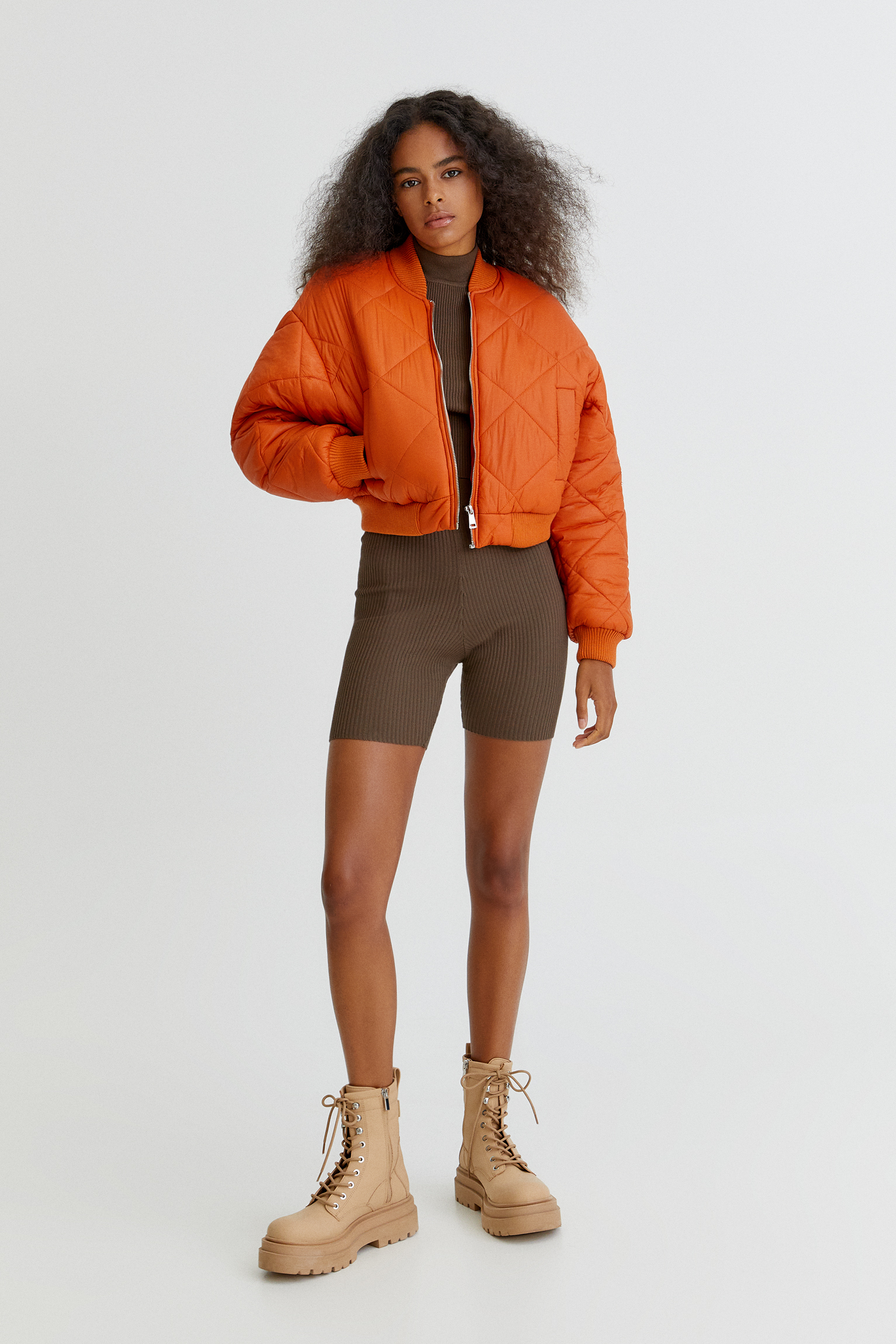 bomber jacket short