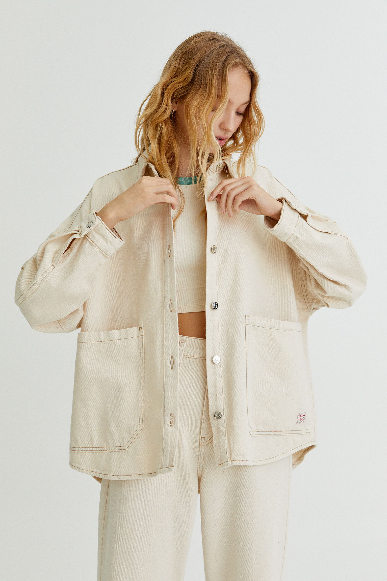 giacca camicia jeans