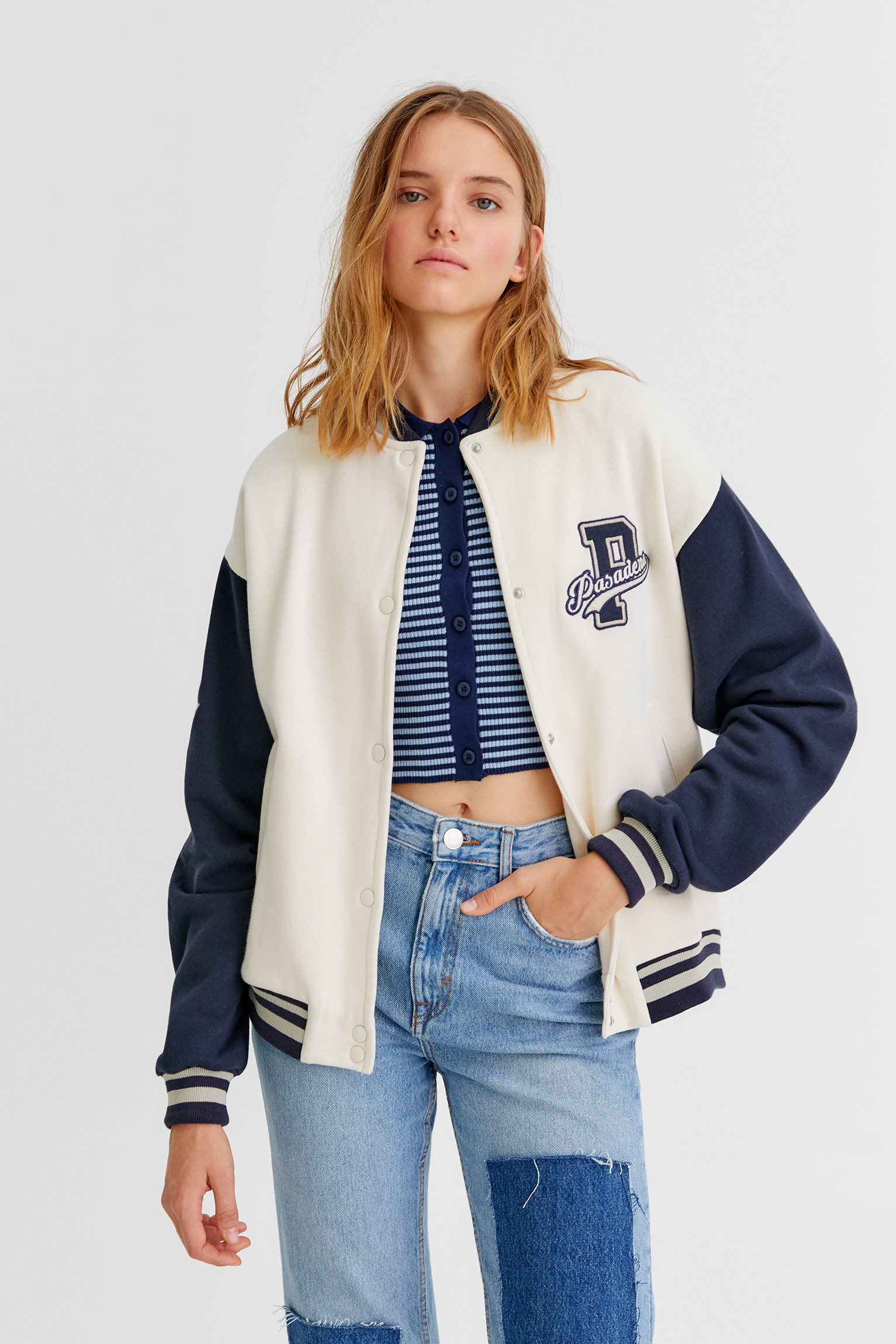 pull and bear bomber jacket womens