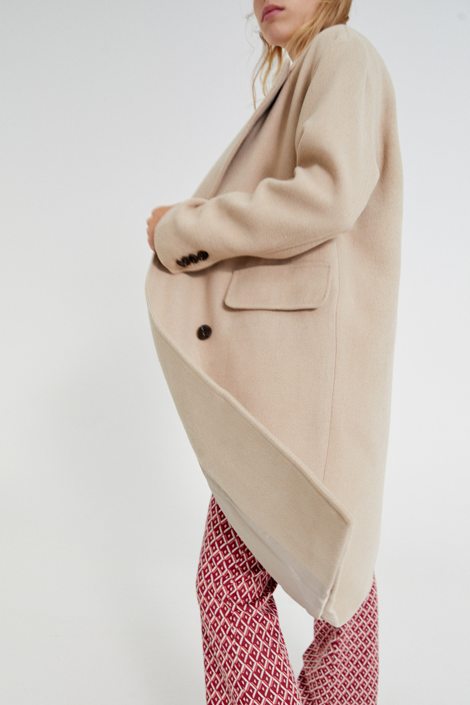 pull and bear camel coat