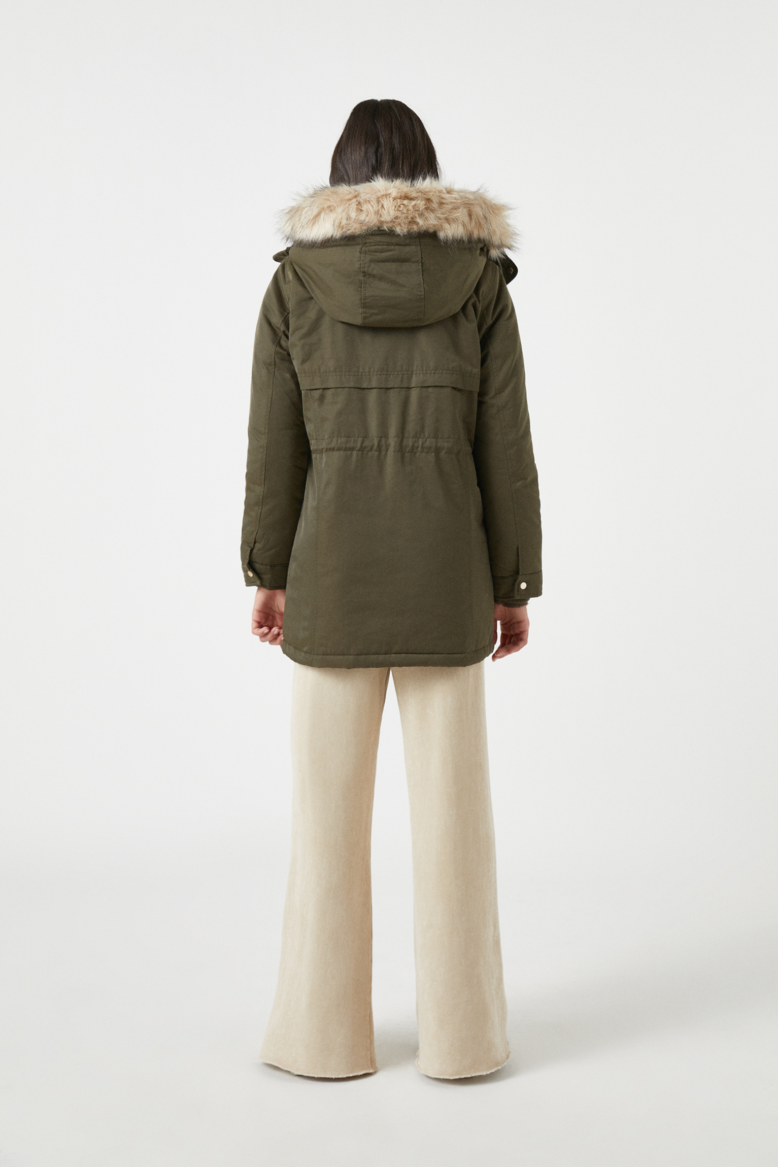 pull and bear parka jacket