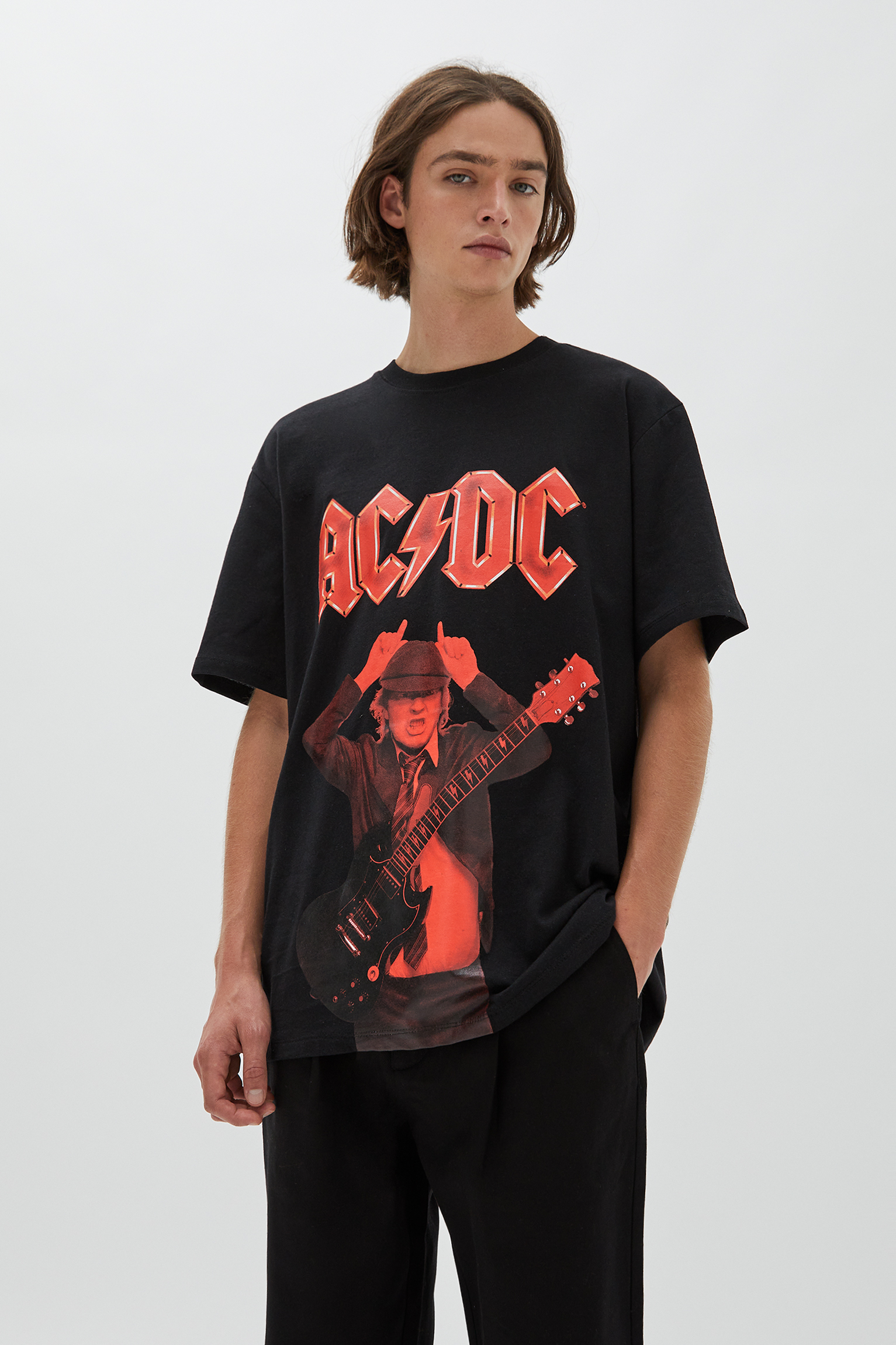 black ac dc shirt