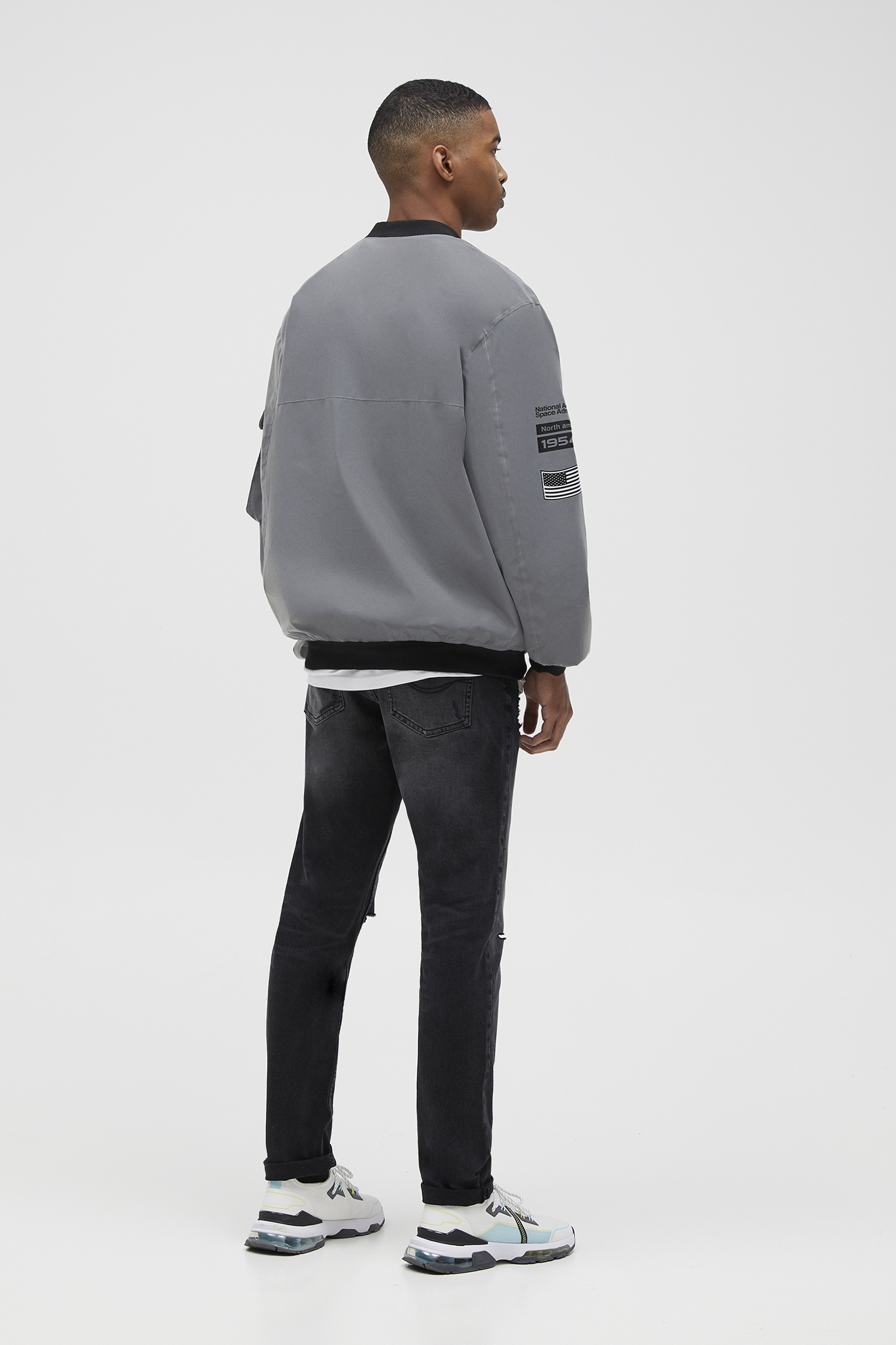 nasa jacket pull and bear