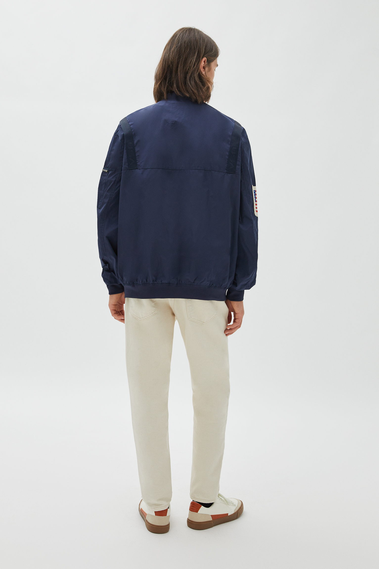 pull and bear nasa bomber