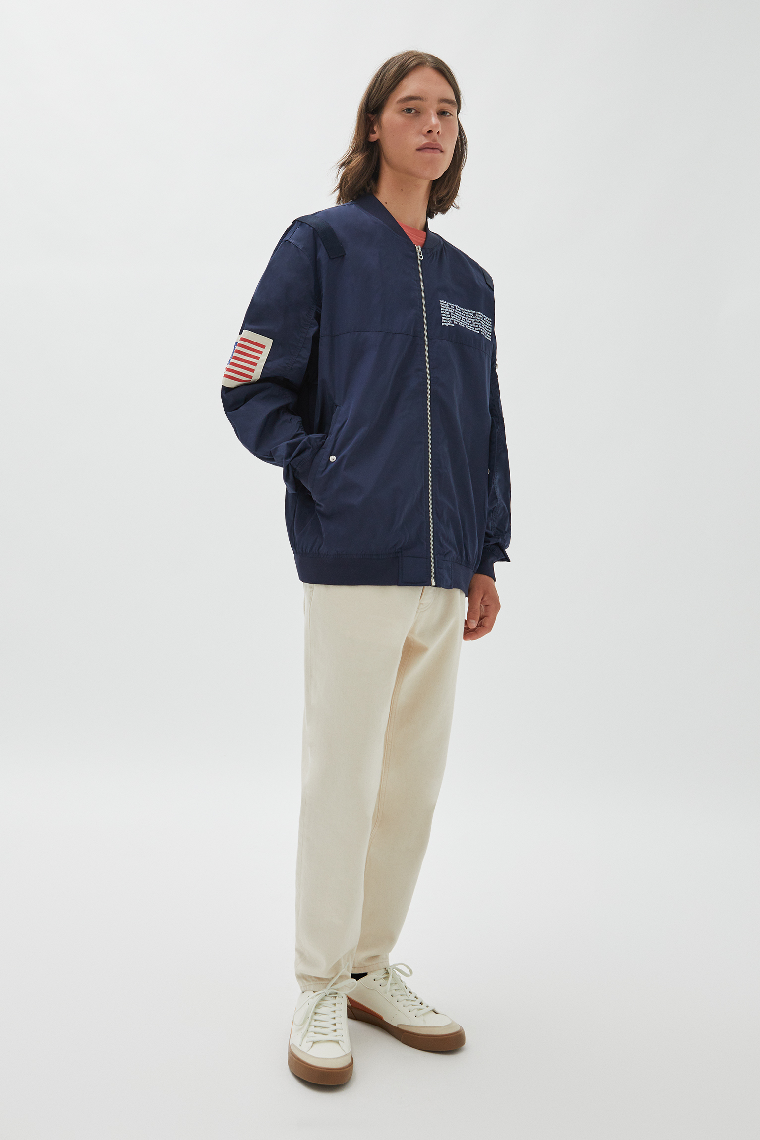 nasa jacket pull and bear