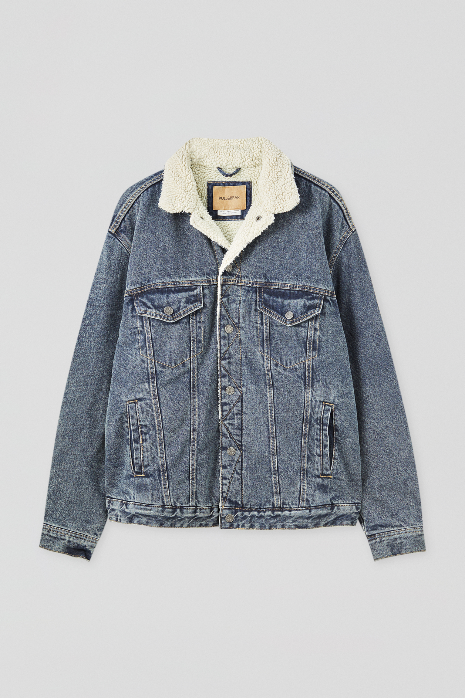 transparent denim jacket