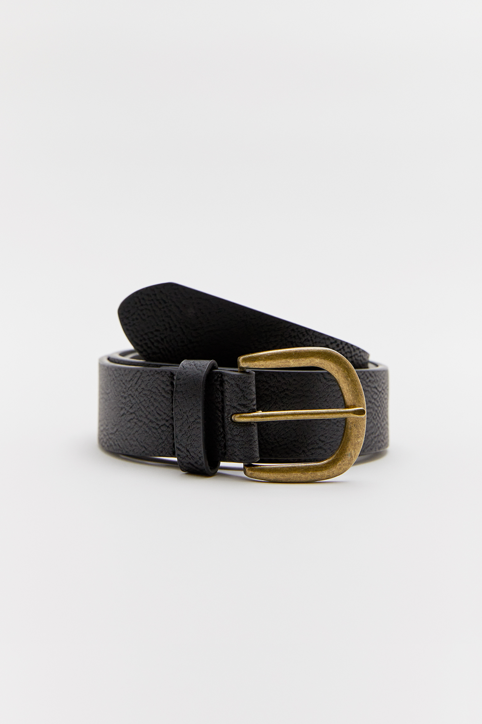 Black belt with gold holes Clearance