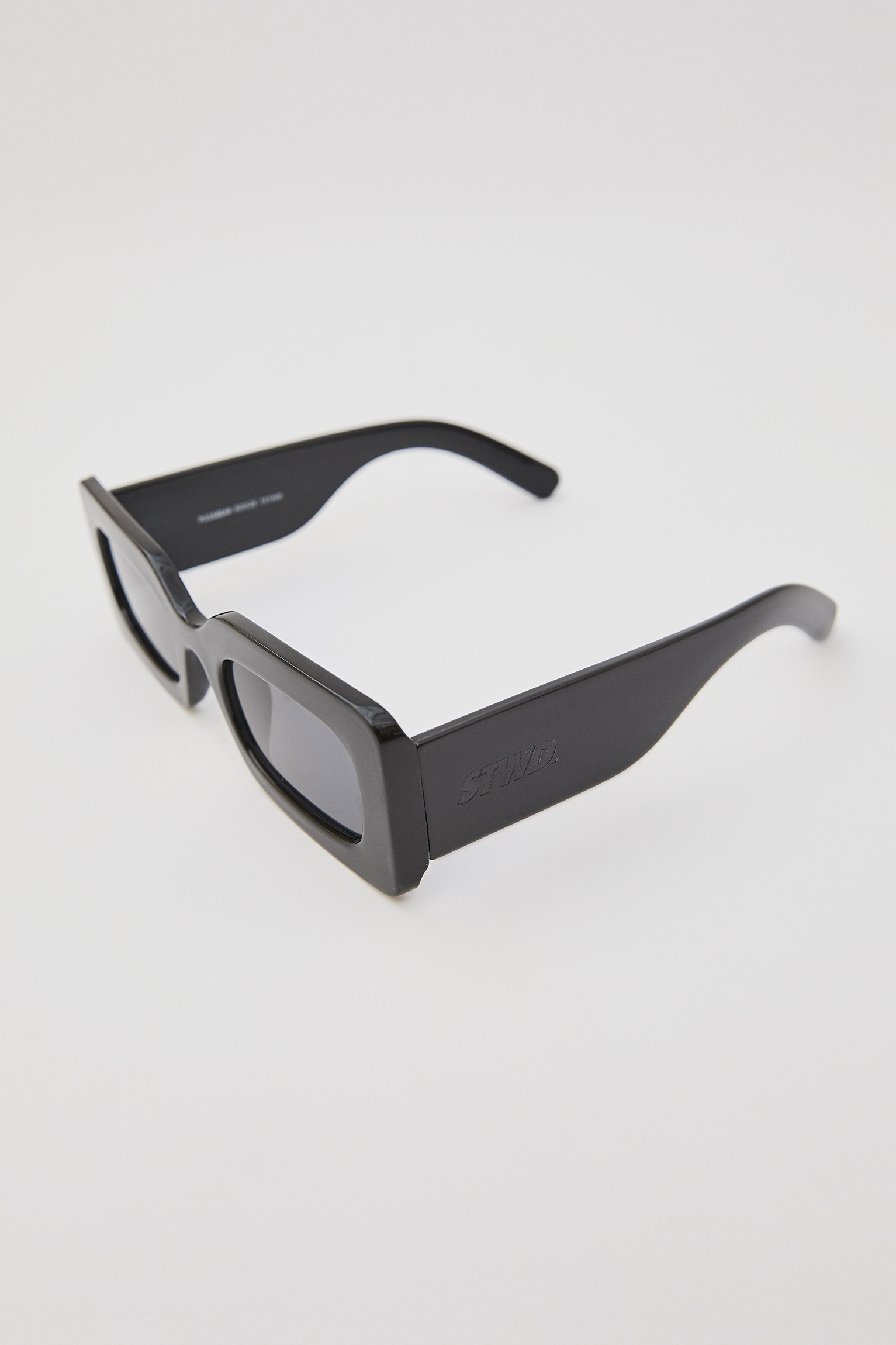 all black square sunglasses