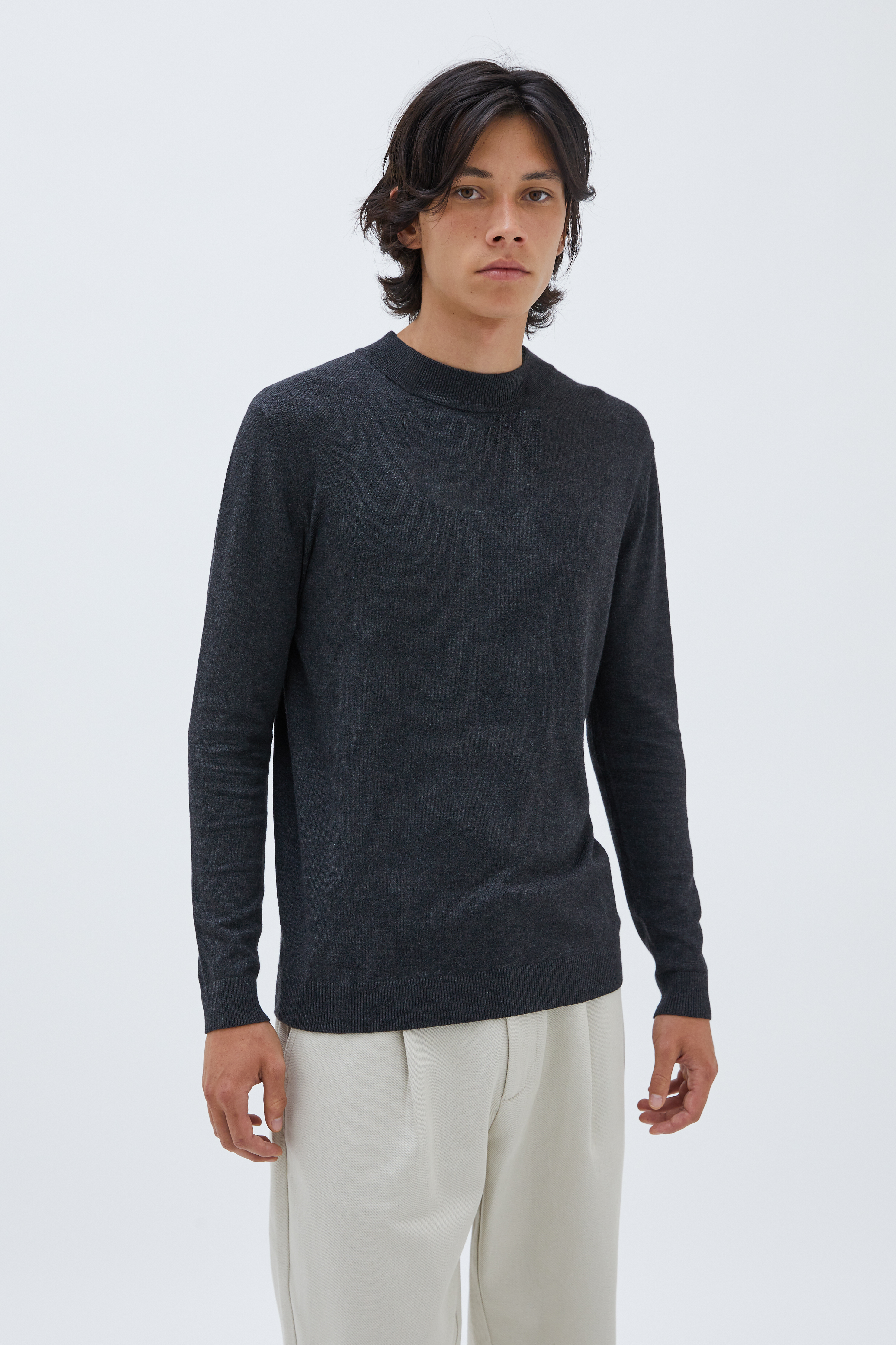 static ls mock neck