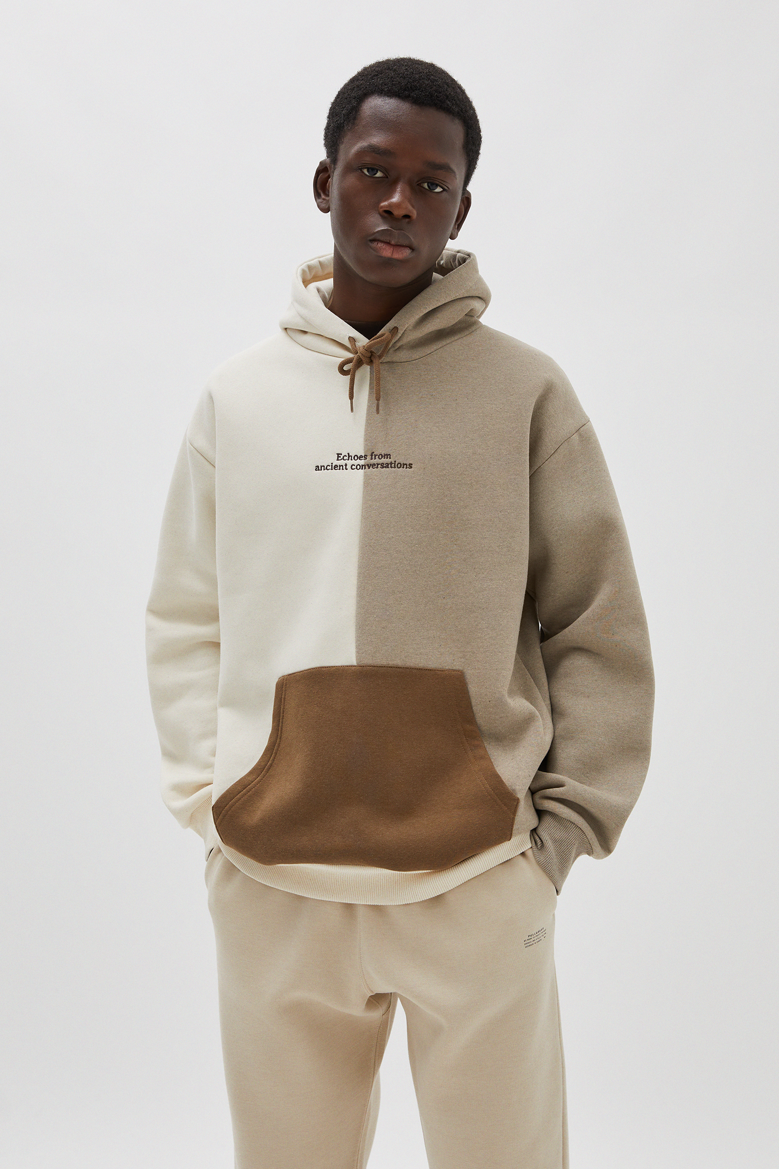 pull and bear basic hoodie