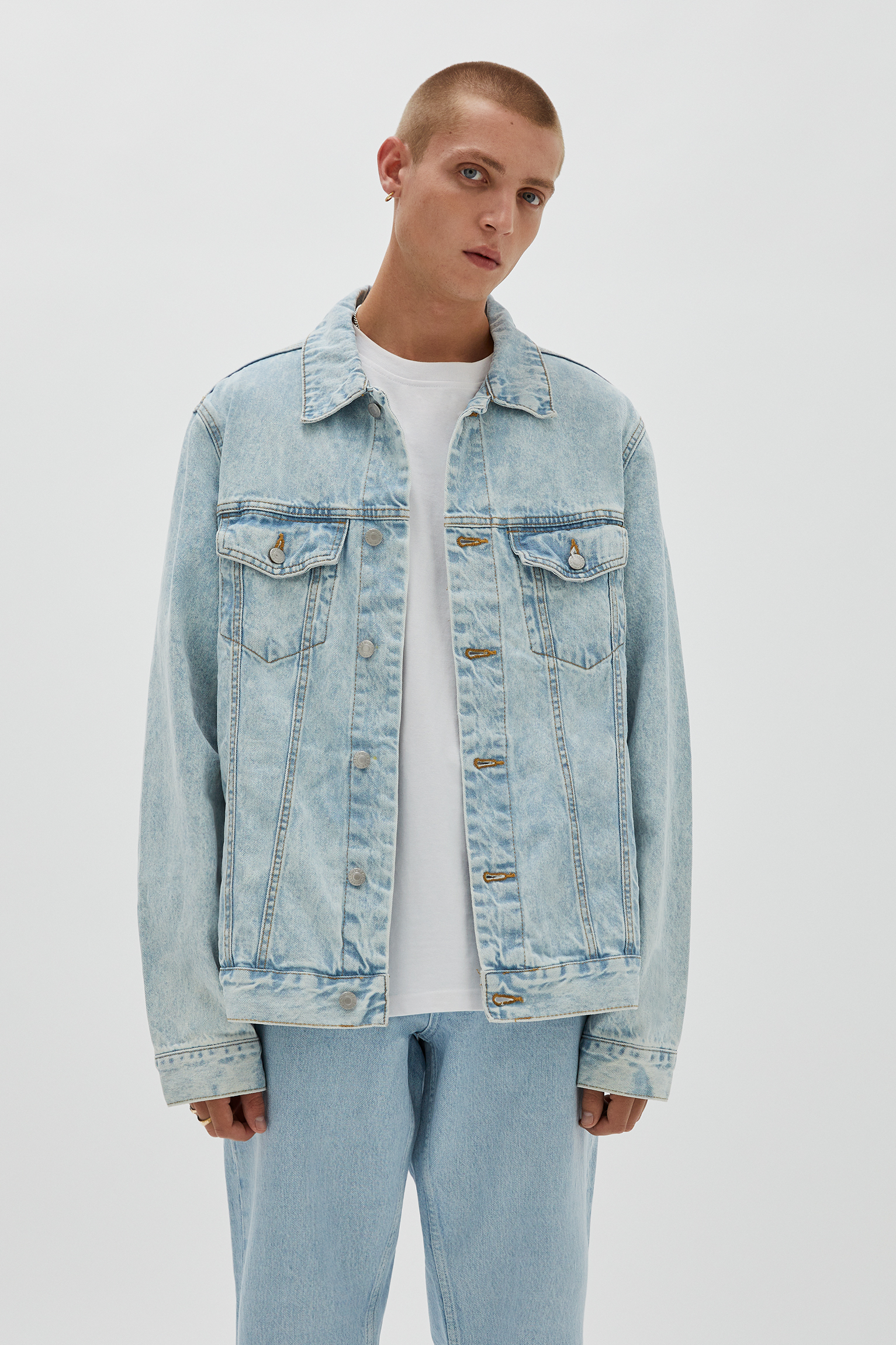 pull and bear blue jacket
