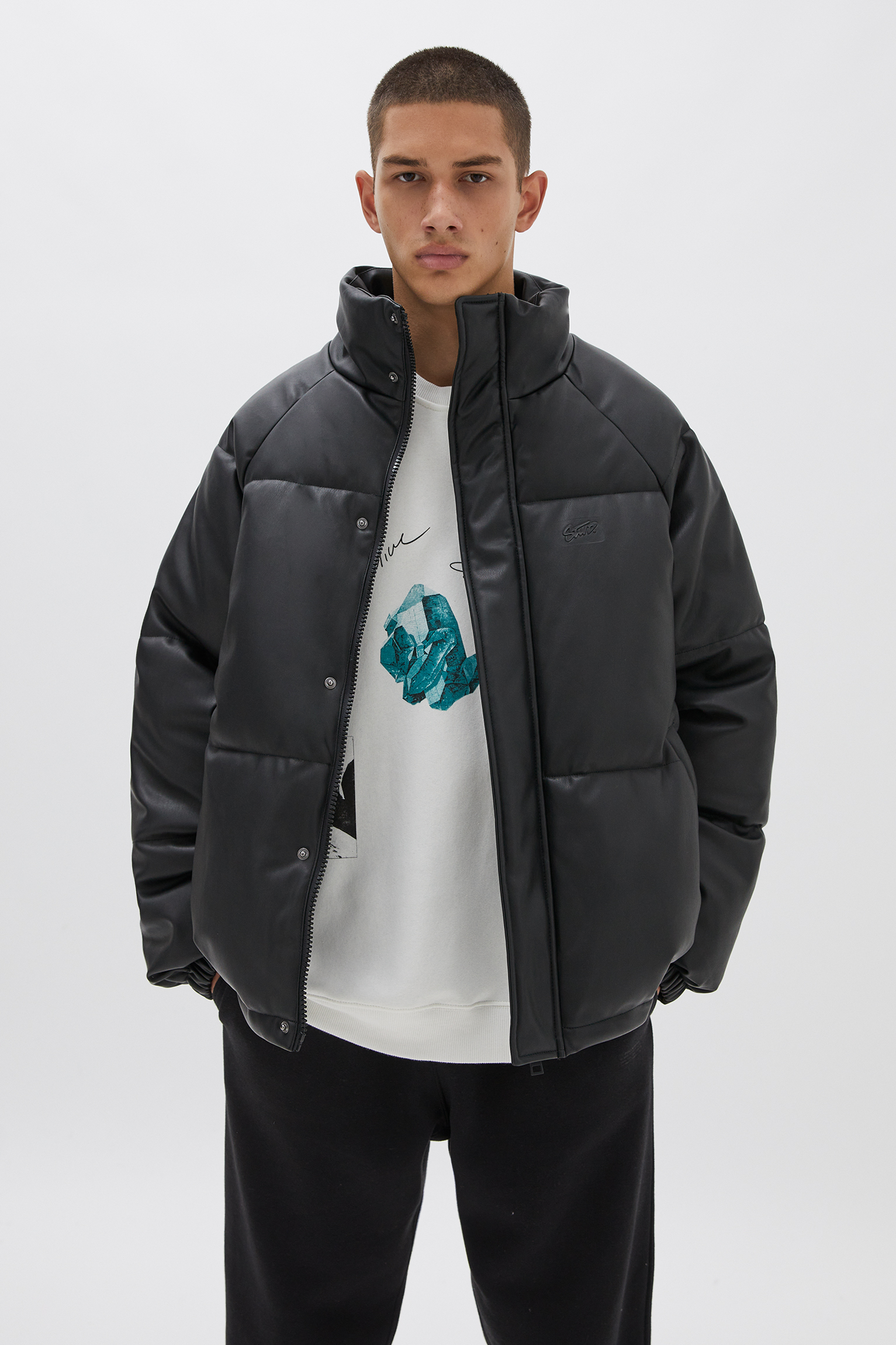 hooded jacket pull and bear