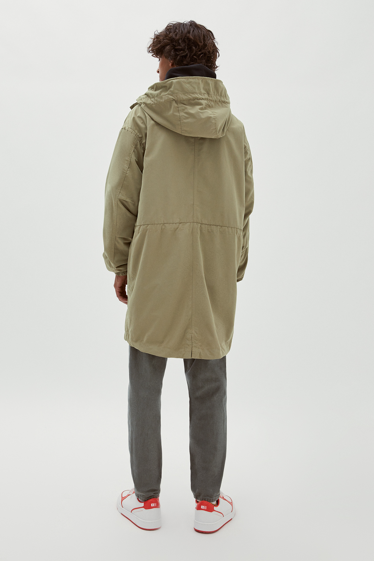 pull and bear parka jacket
