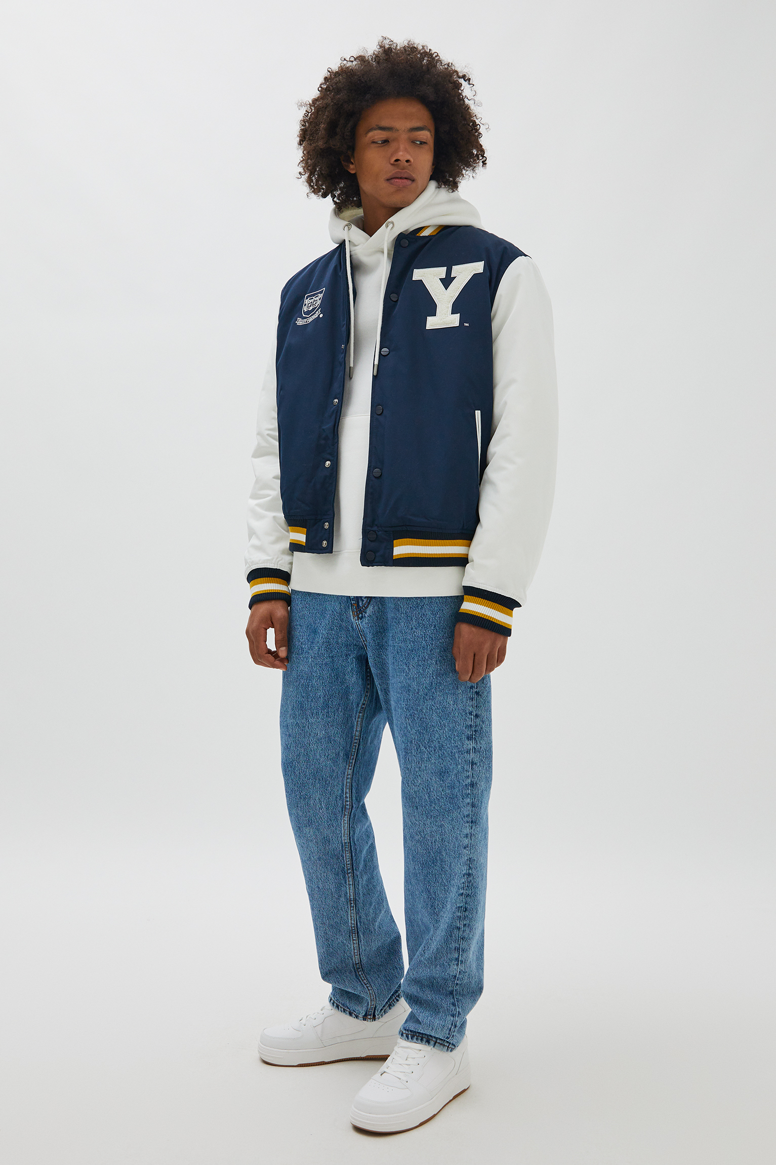 varsity jacket pull and bear