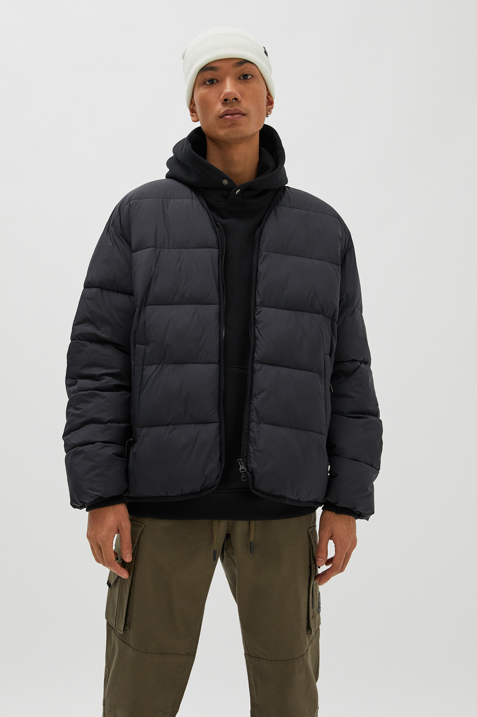 pull and bear nylon jacket