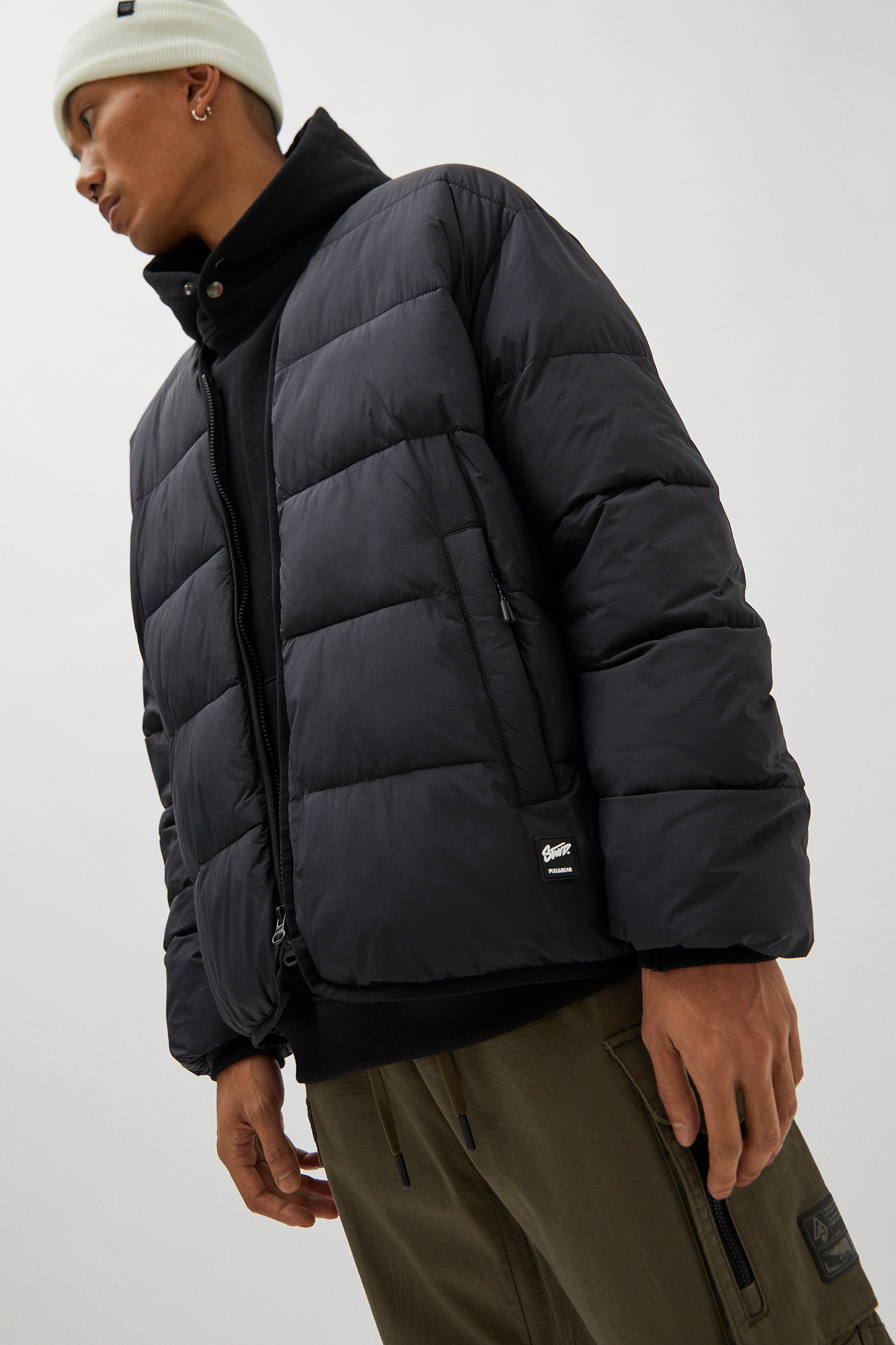 pull and bear nylon jacket
