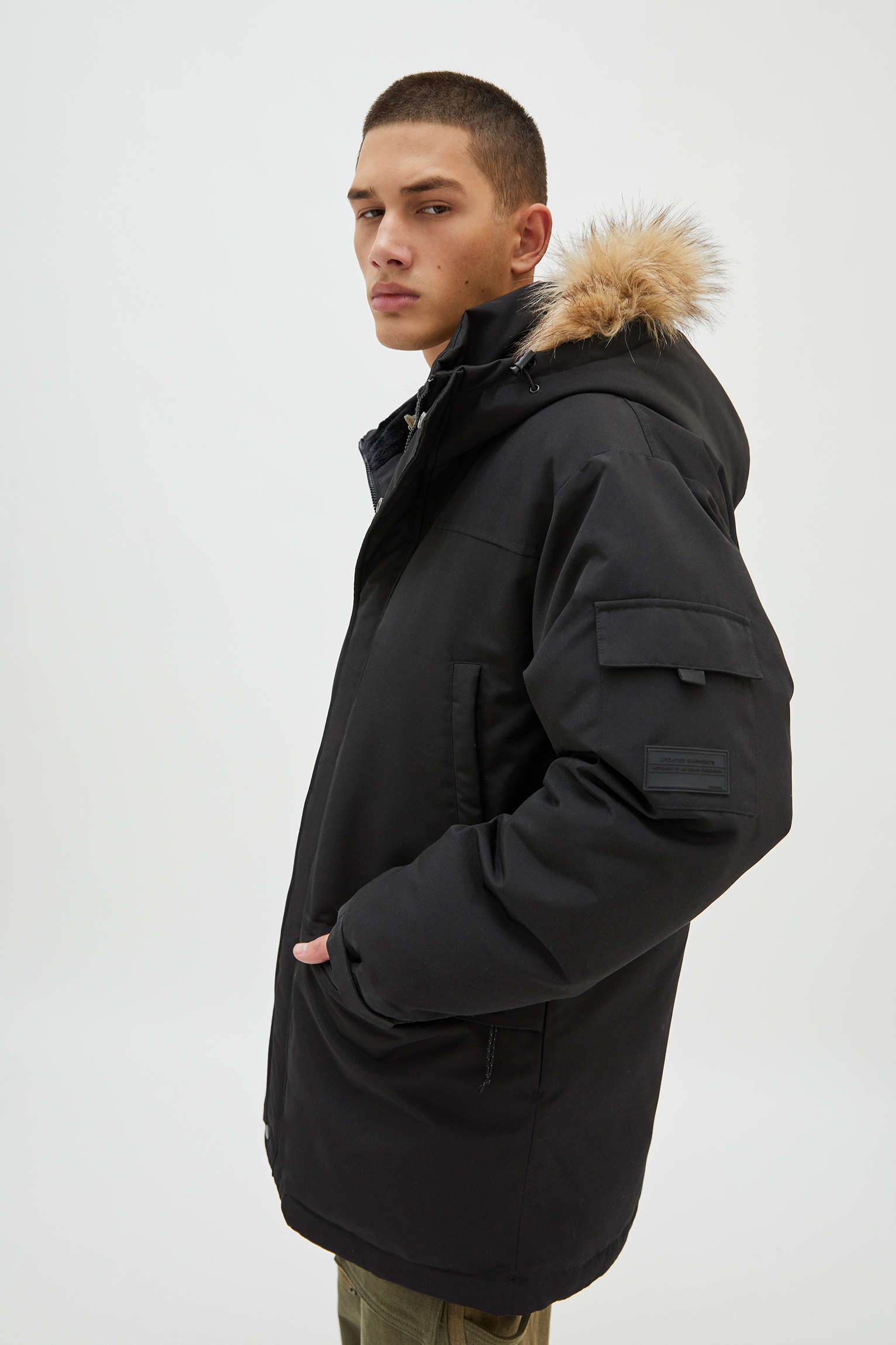 parka jacket pull and bear