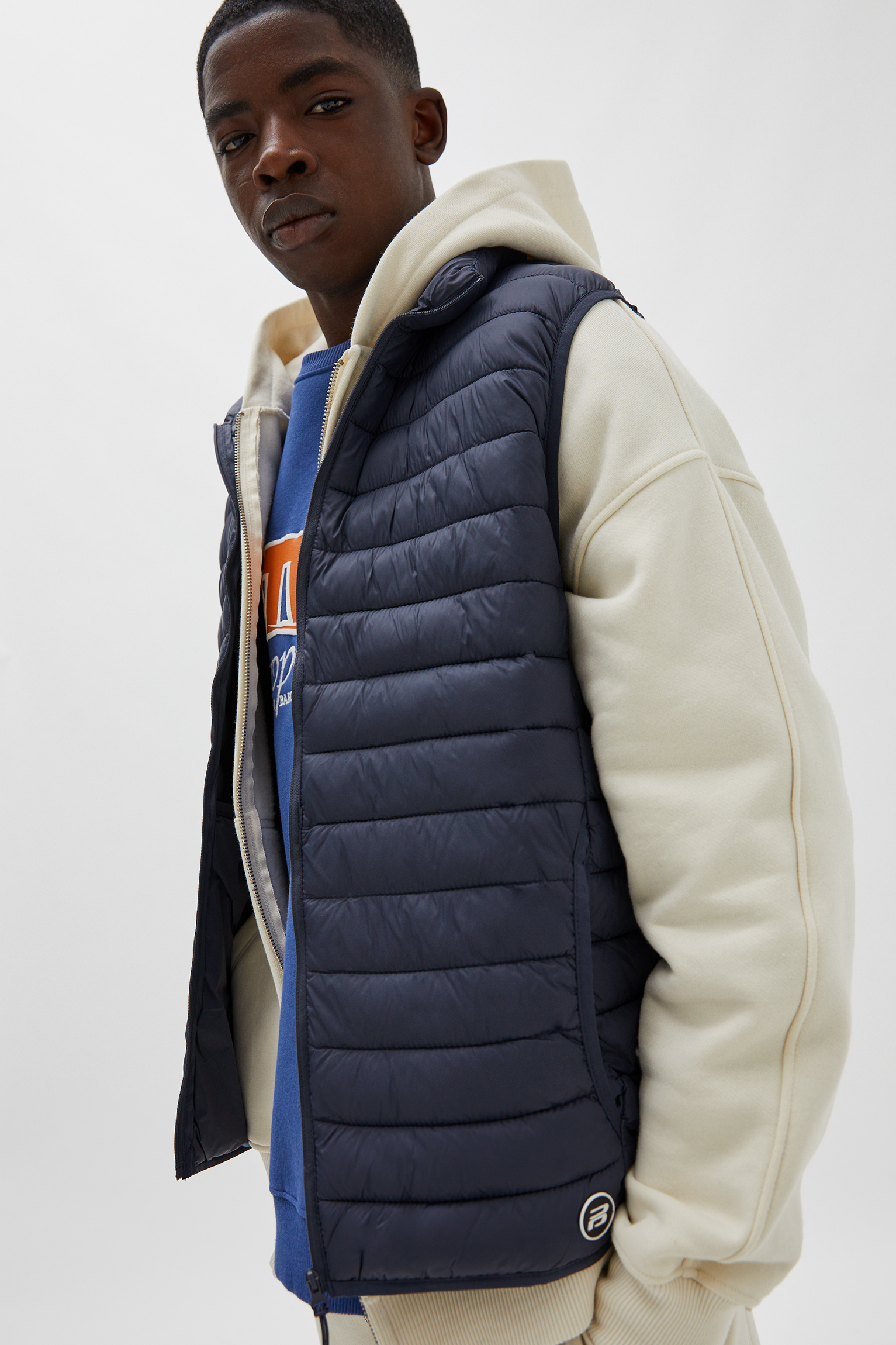 pull and bear lightweight puffer jacket