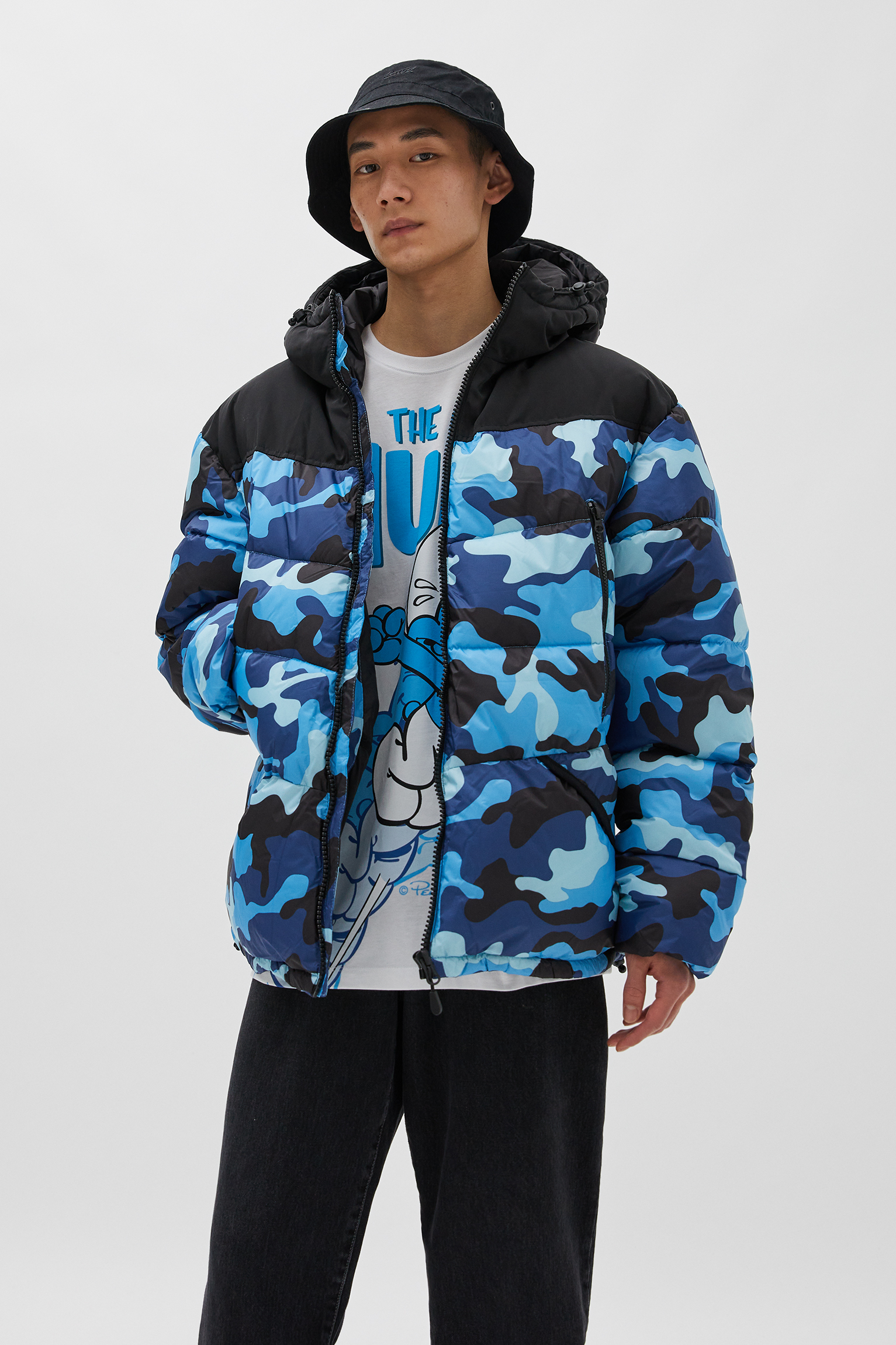 pull and bear camo jacket