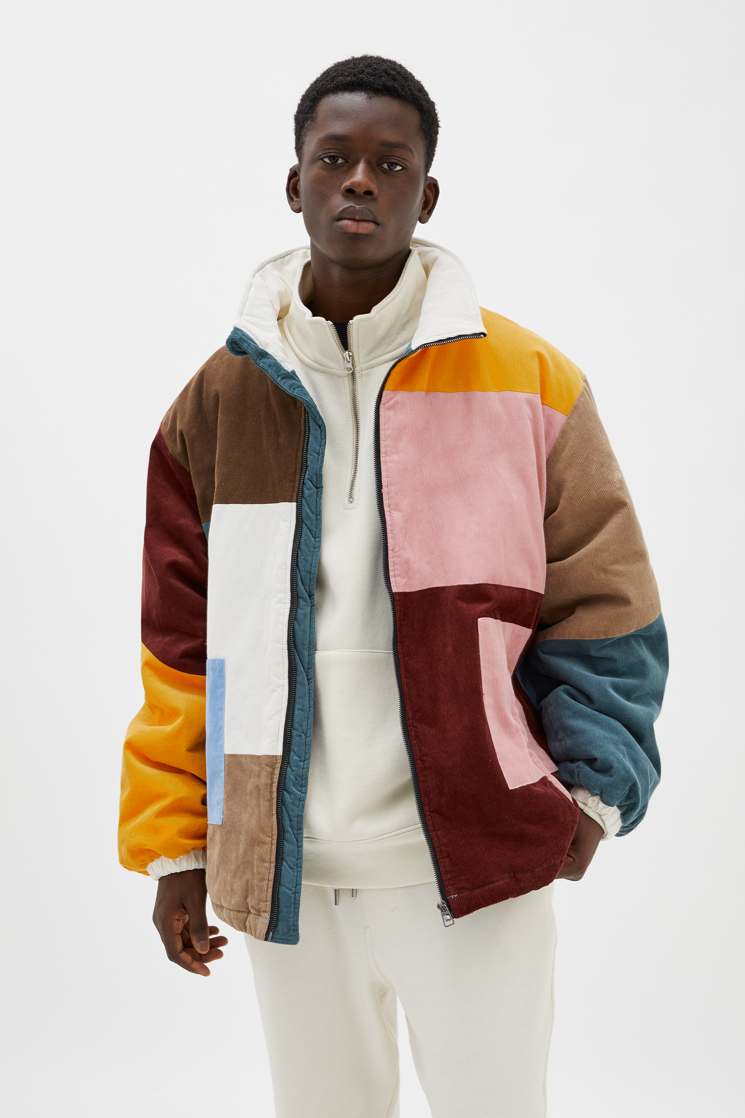 pull and bear quilted jacket