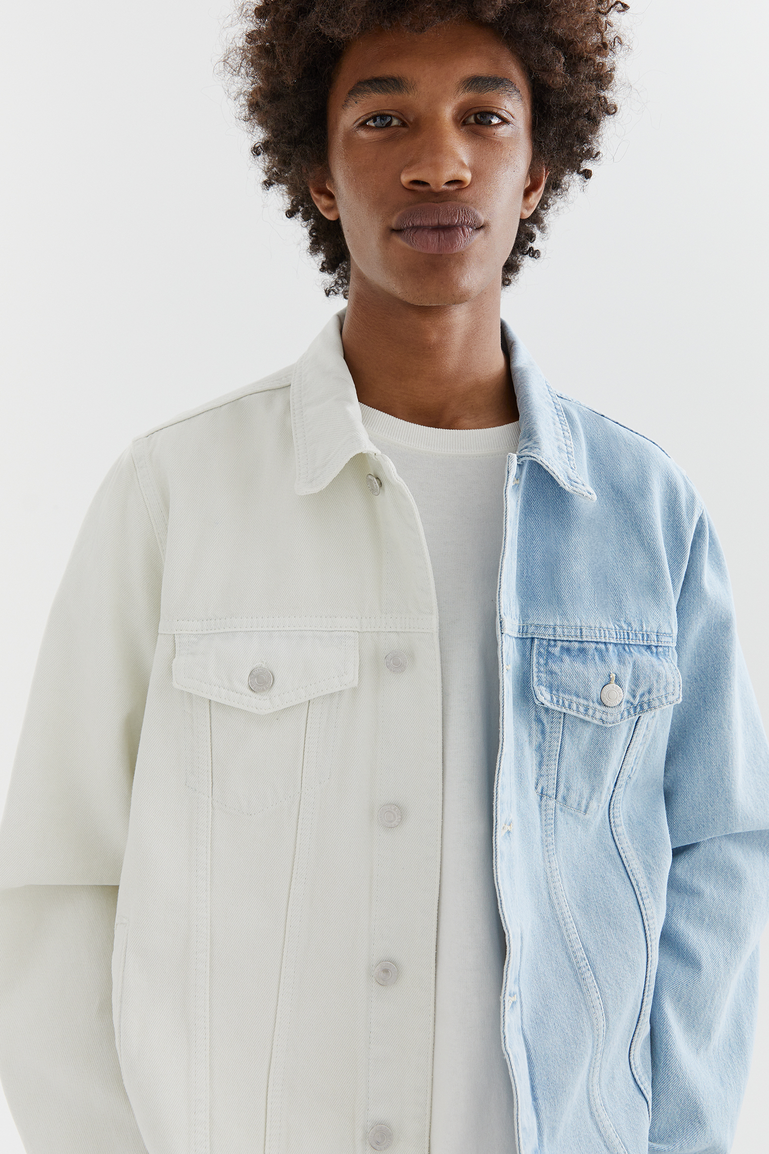 denim jacket white colour