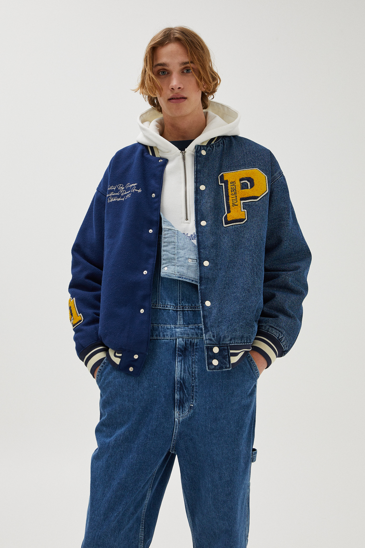 denim varsity jacket