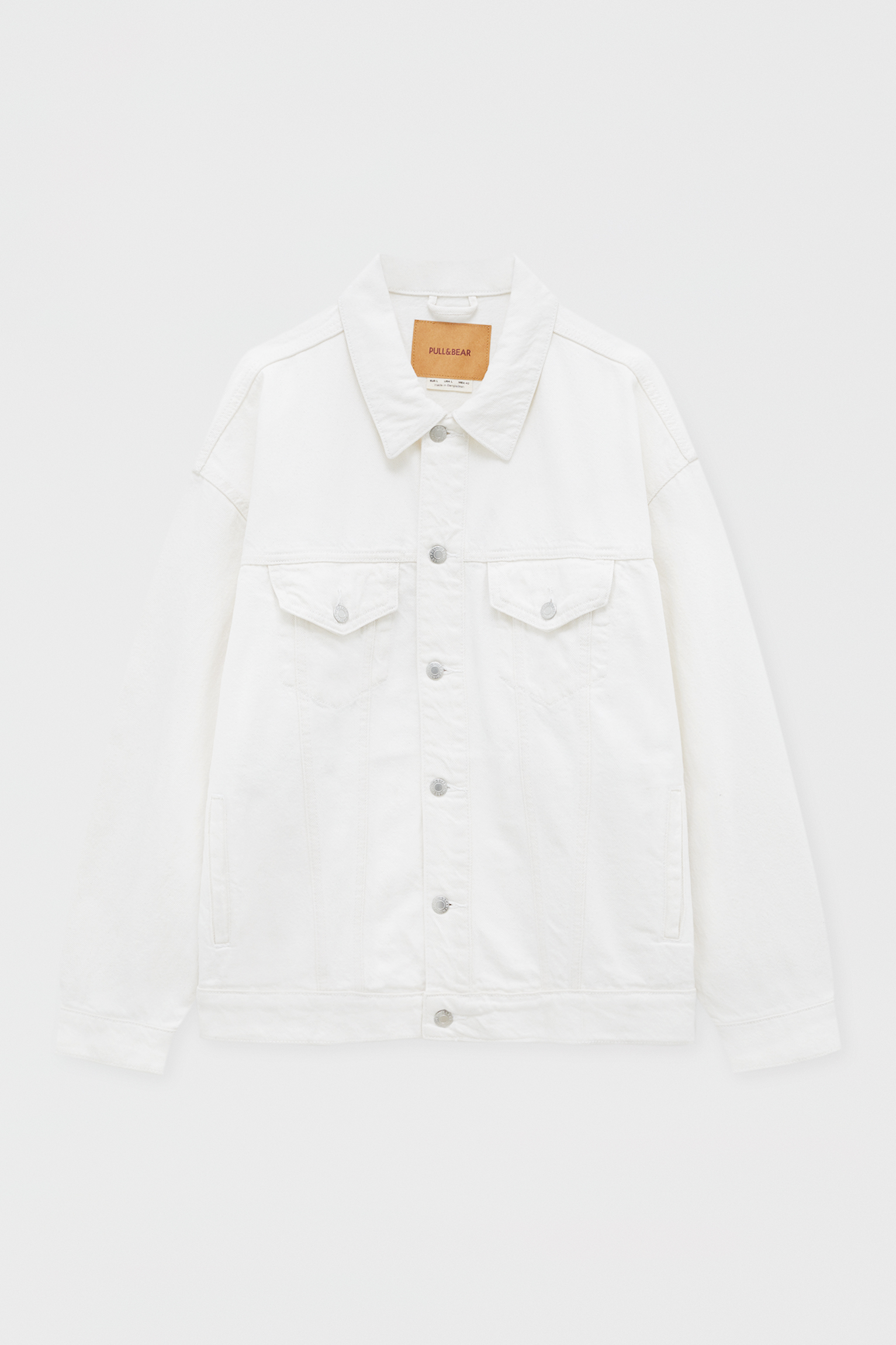 Oversized coloured denim jacket Clearance