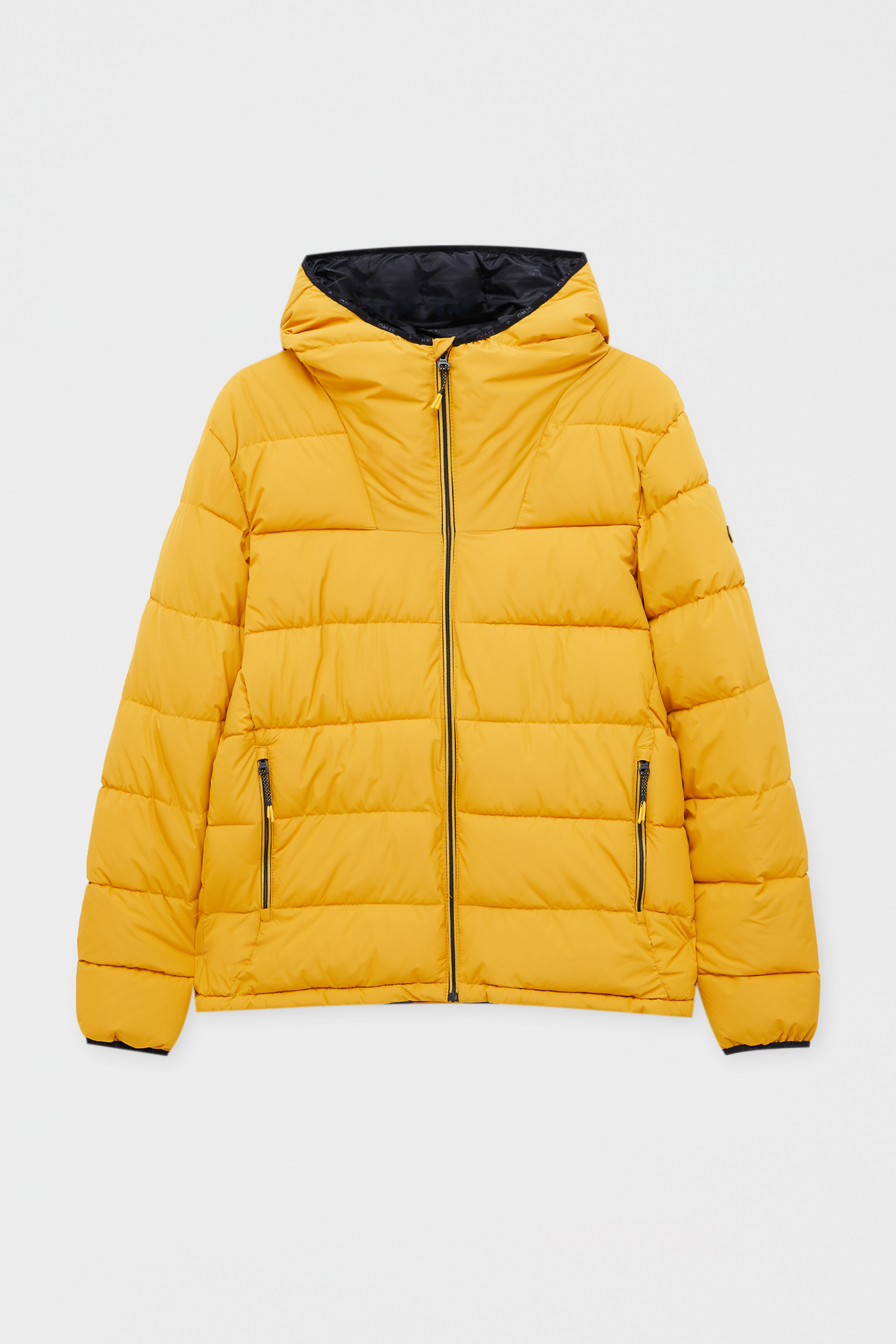 pull and bear yellow jacket