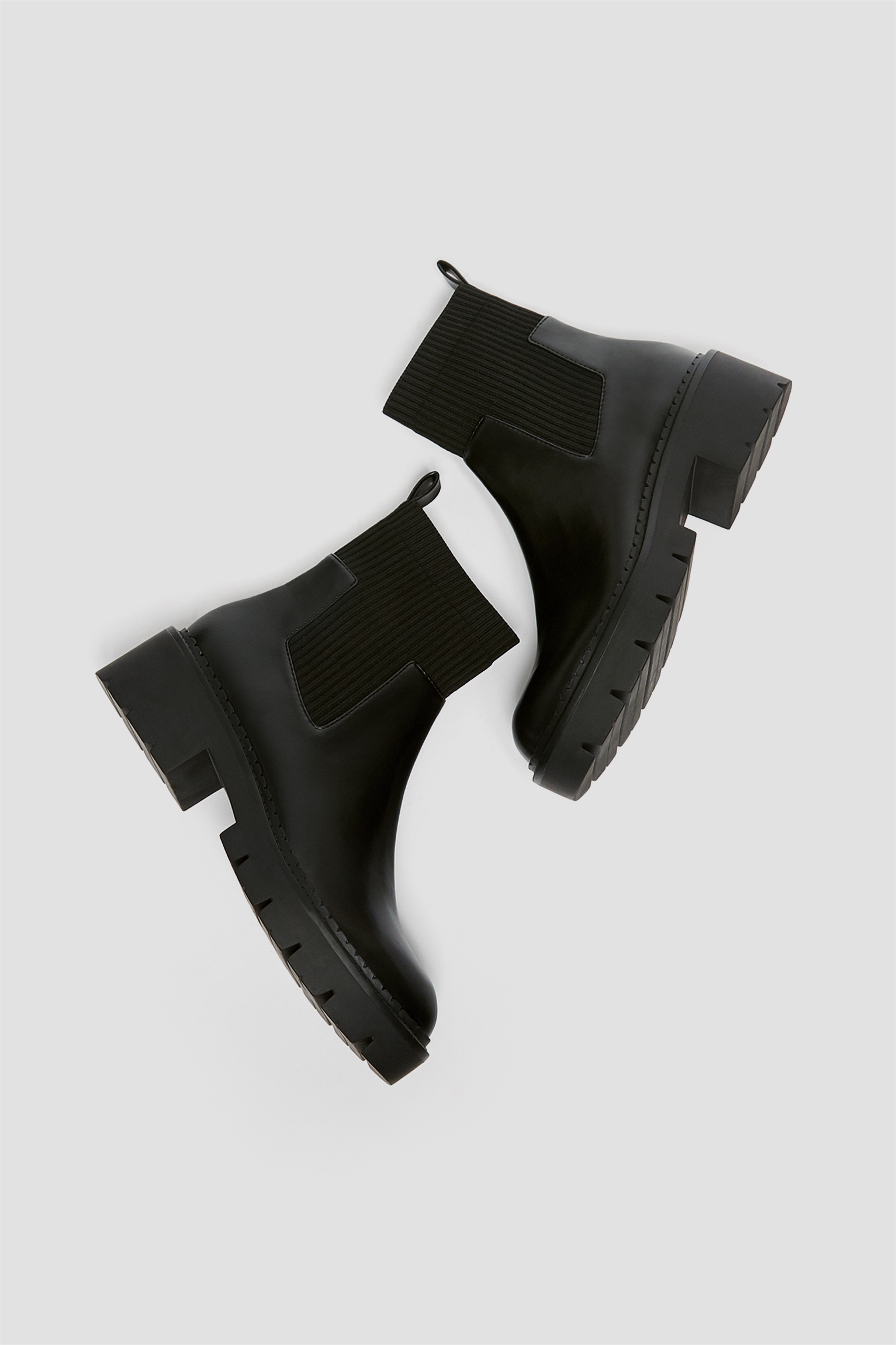 flat sock ankle boots