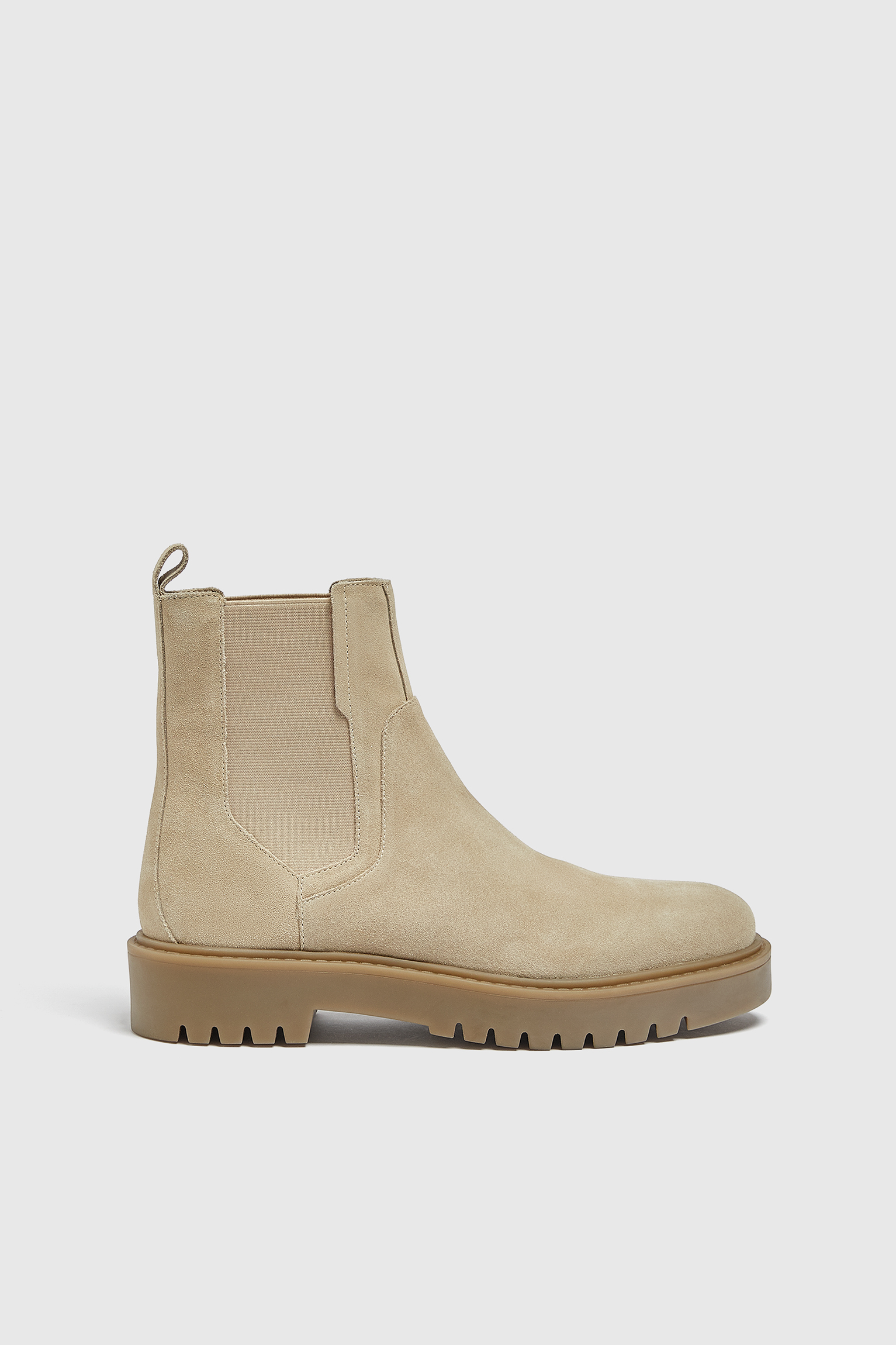 shearling biker boots