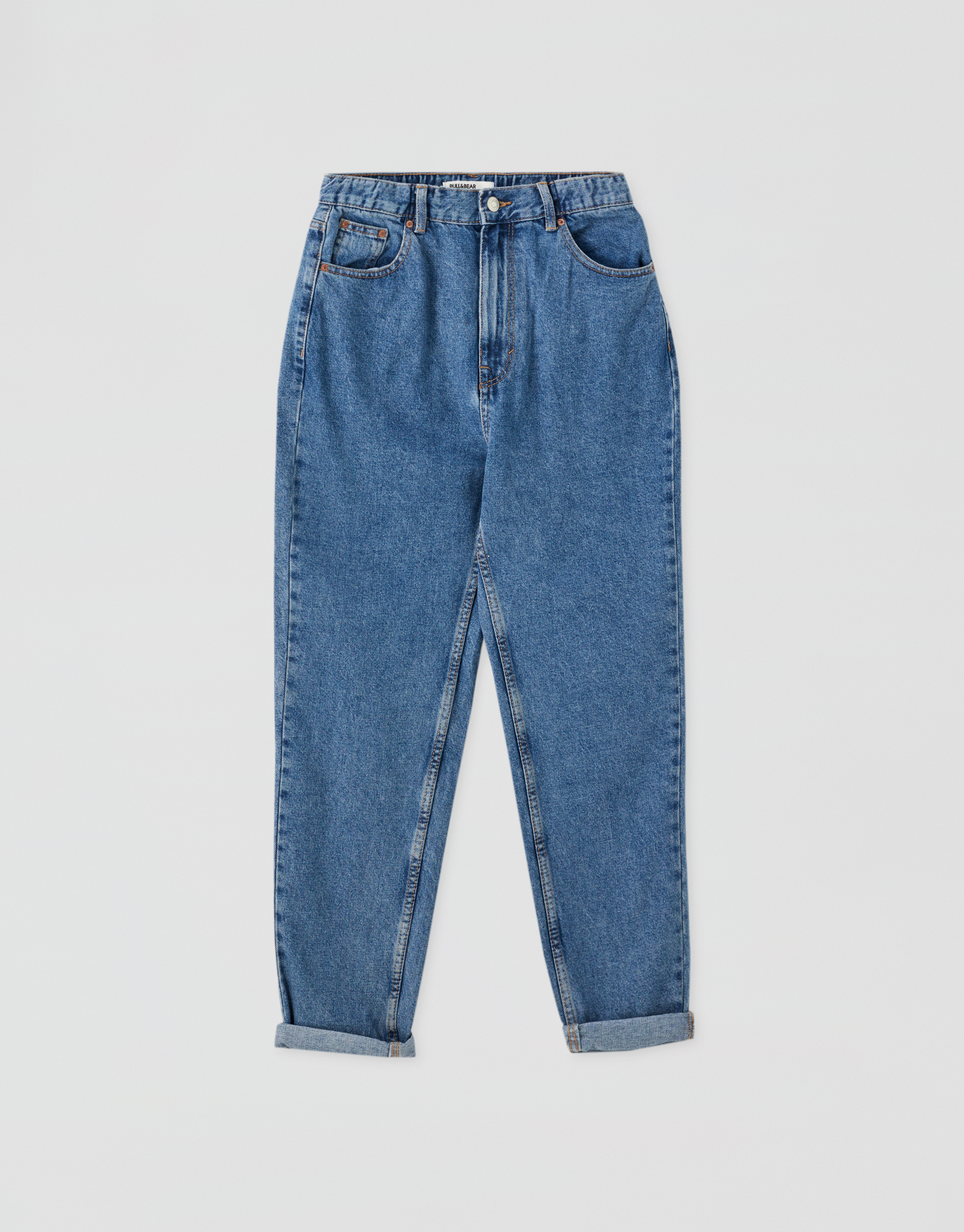 Jeans con goma en la cintura Clearance