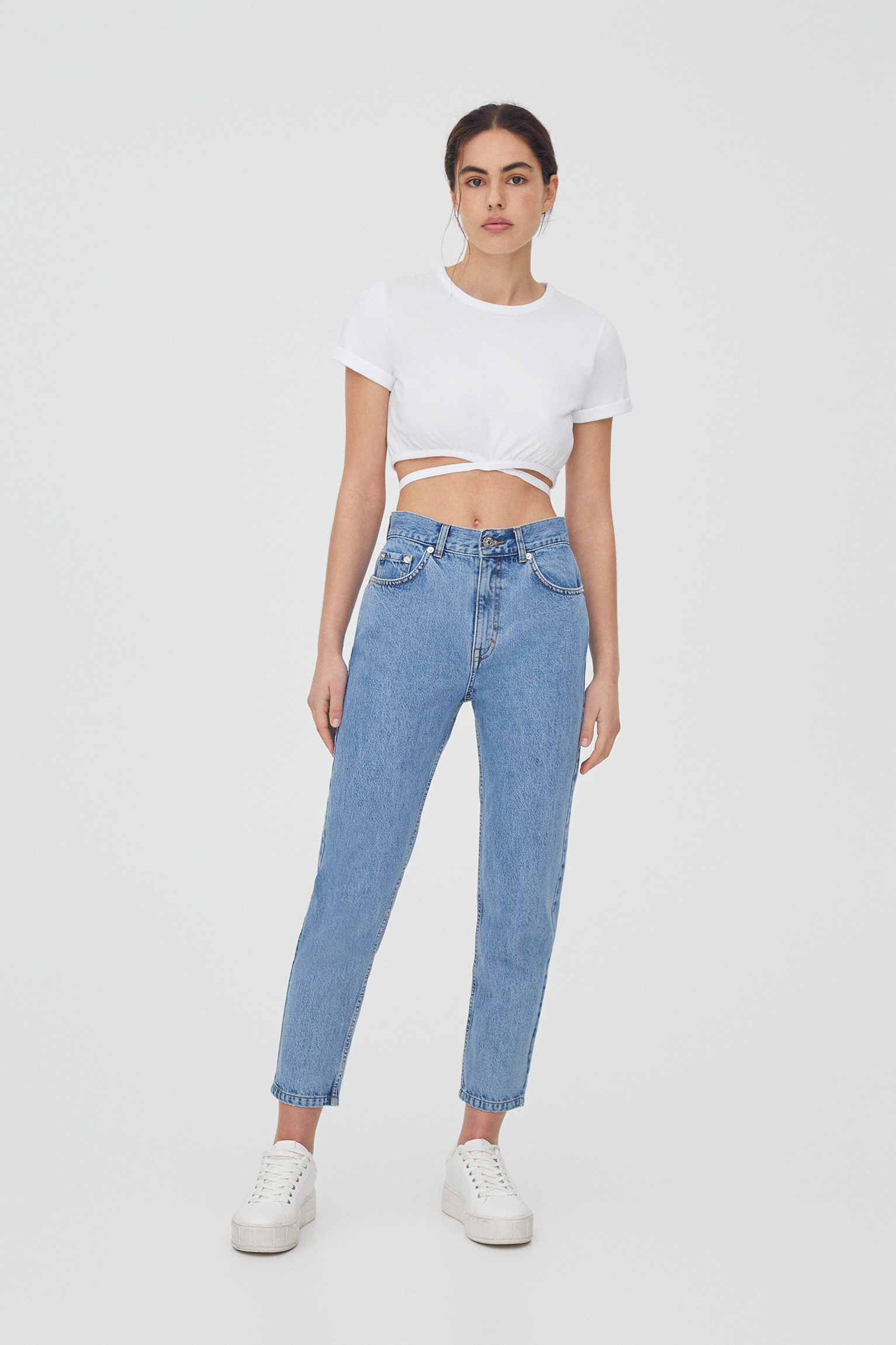Jeans mom pull and bear Clearance