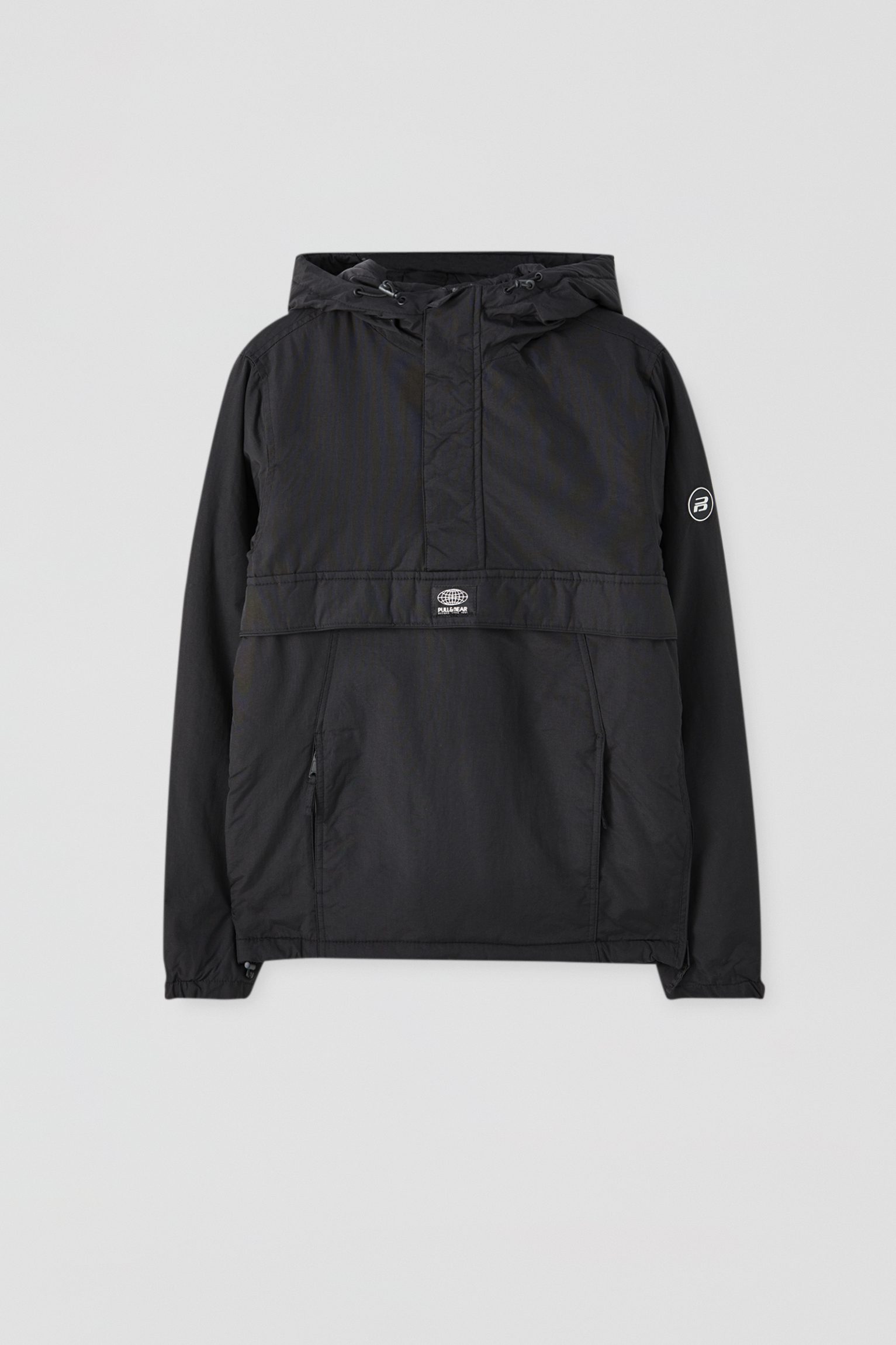 Black Blouson Pull And Bear Homme Blouson Kangourou Pull And