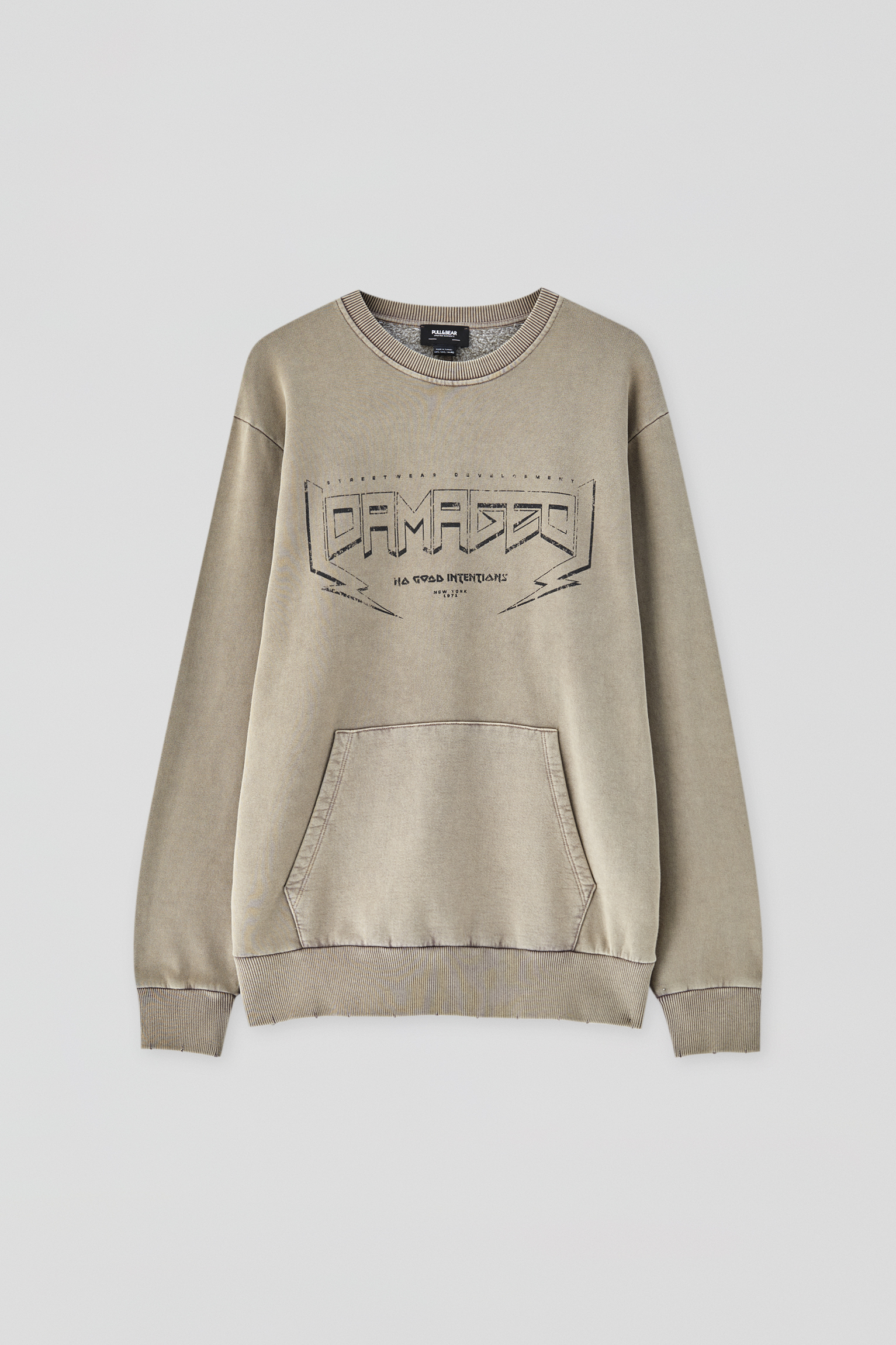 Sudadera cafe claro Clearance