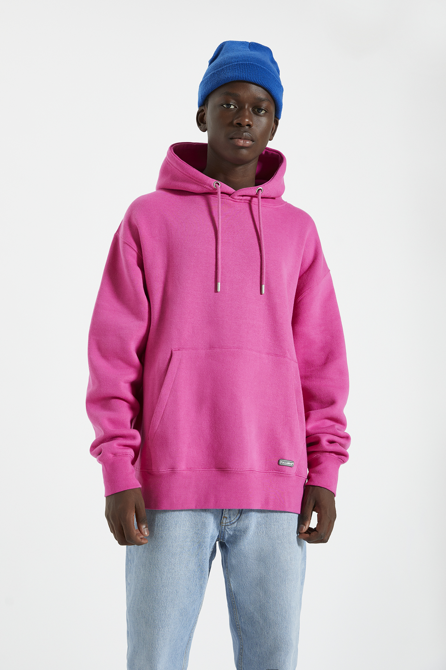 pull and bear hoodie pink